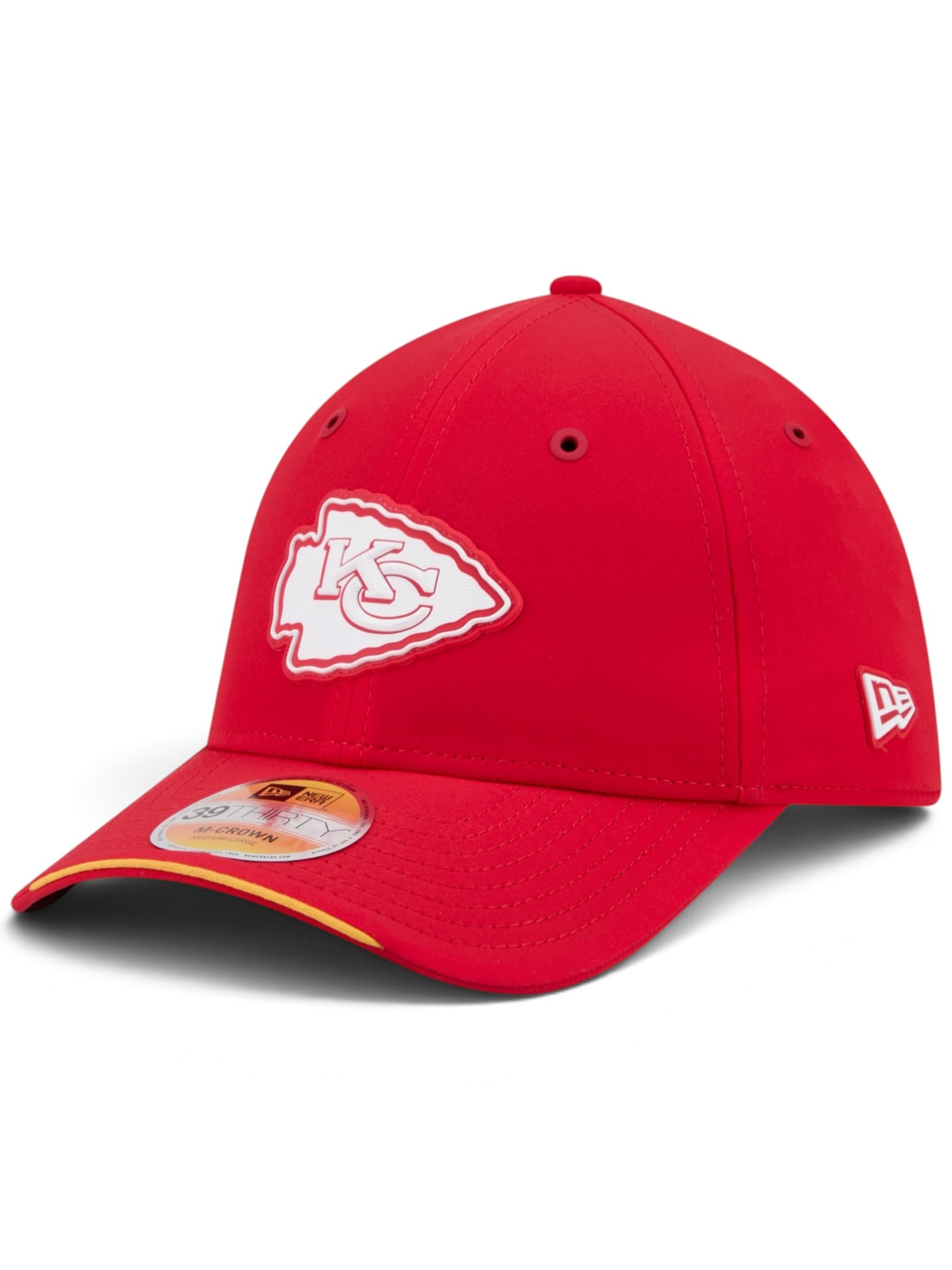 Kansas City Chiefs 2026 NFL Sideline 39THIRTY M-Crown Flex Cap Rot