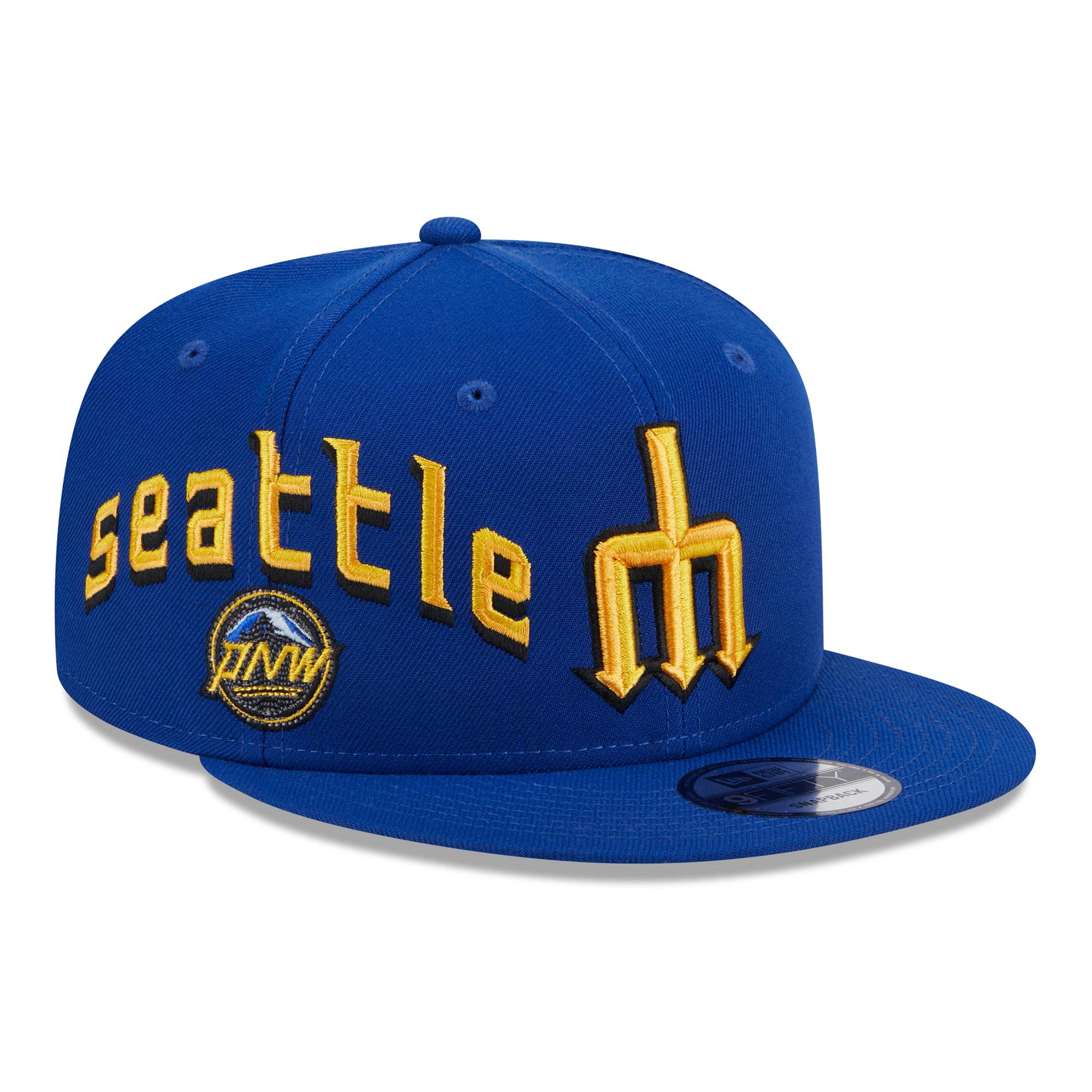 Seattle Mariners FP586 City Connect New Era 9FIFTY Snapback Cap Blau