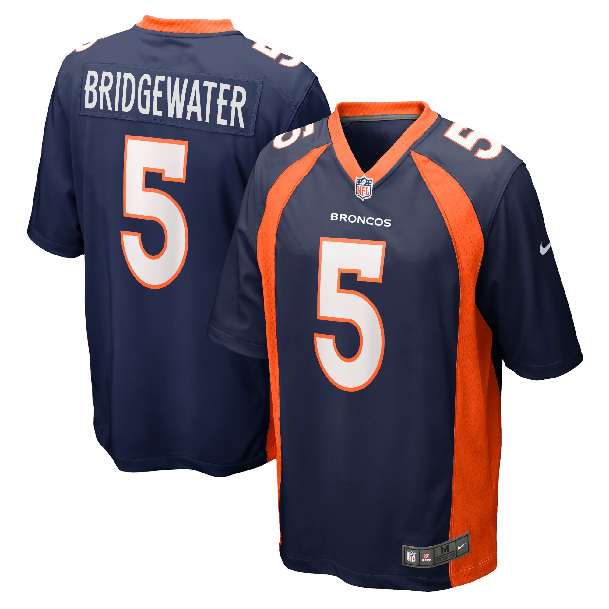 Teddy Bridgewater #5 Denver Broncos Nike Game NFL Trikot Alternate Navy