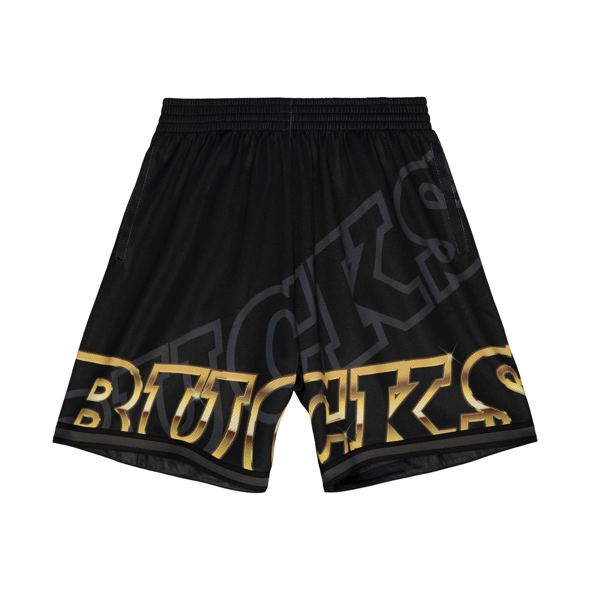 Milwaukee Bucks Big Face 4.0 Mitchell & Ness NBA Shorts Schwarz