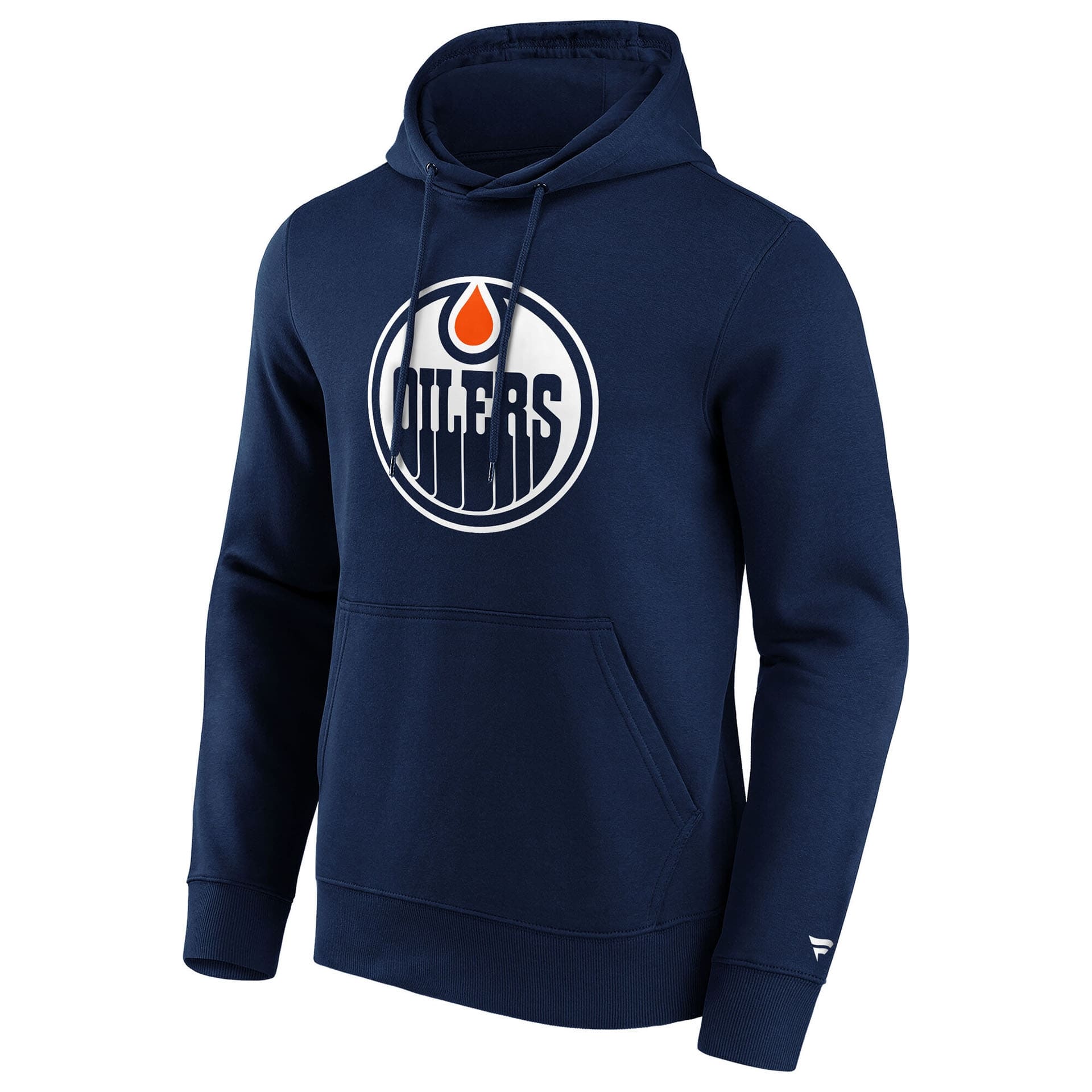 Edmonton Oilers Primary Logo NHL Hoodie Navy
