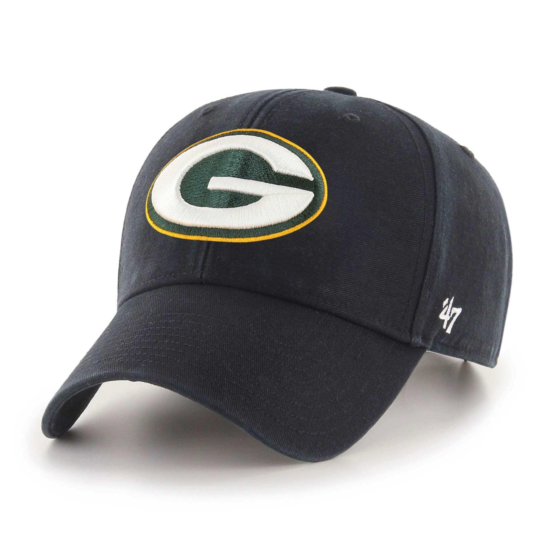 Green Bay Packers '47 MVP Legend Adjustable NFL Cap Schwarz