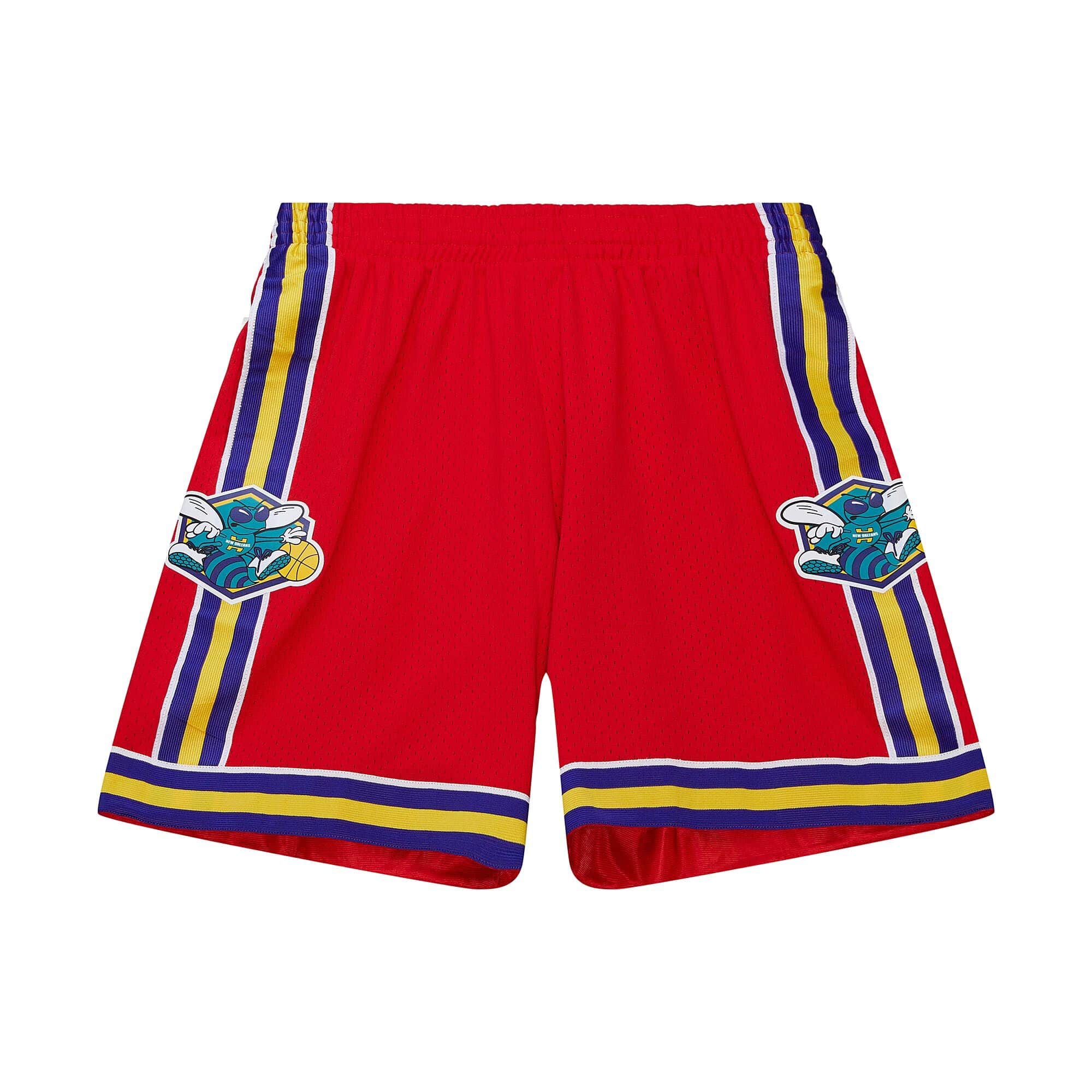New Orleans Hornets 2006-07 Mitchell & Ness Swingman NBA Shorts Red