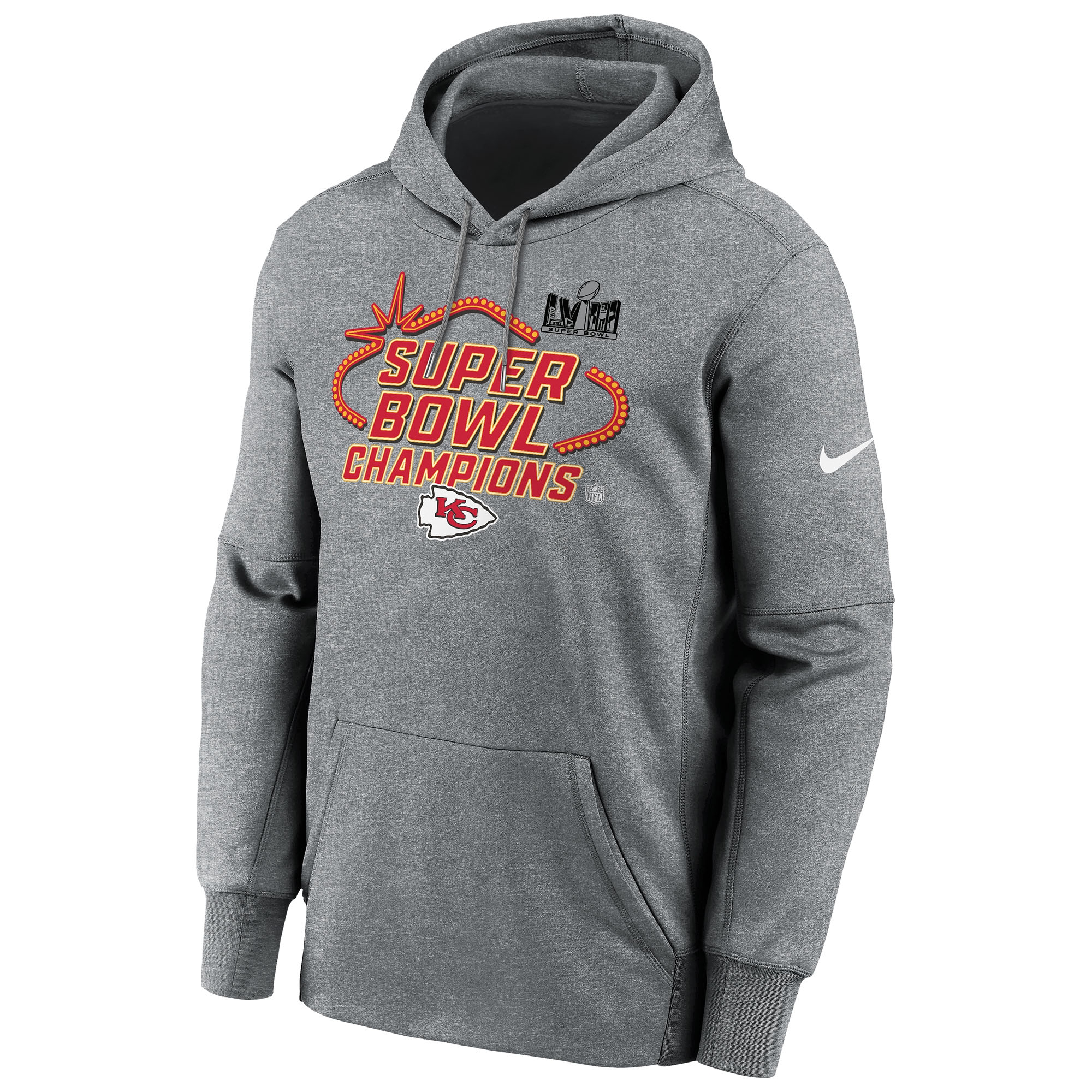 Kansas City Chiefs Super Bowl LVIII Champions Locker Room Nike NFL Hoodie