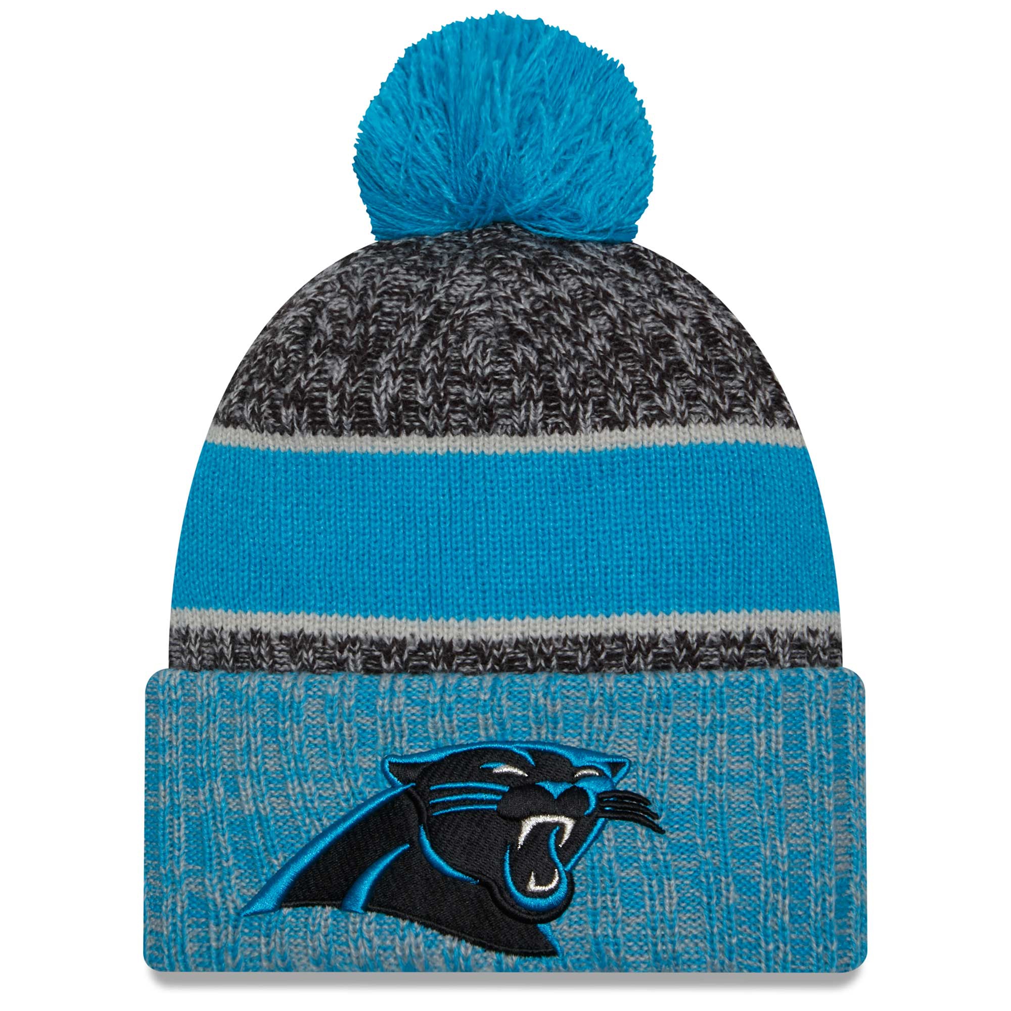 Carolina Panthers Colorway 2023 NFL Sideline New Era Sport Knit Wintermütze