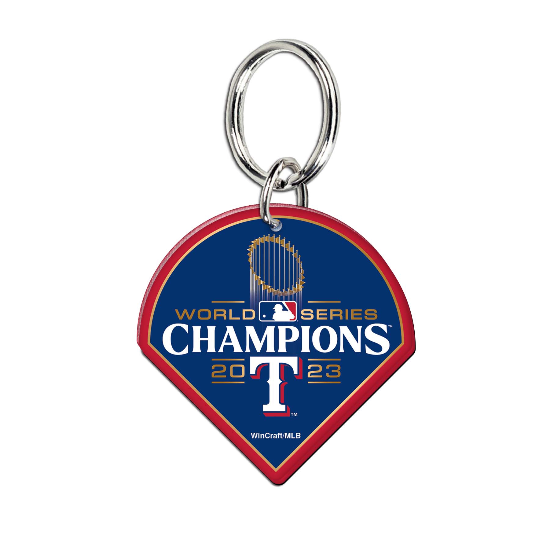 Texas Rangers 2023 World Series Champions Premium MLB Schlüsselanhänger