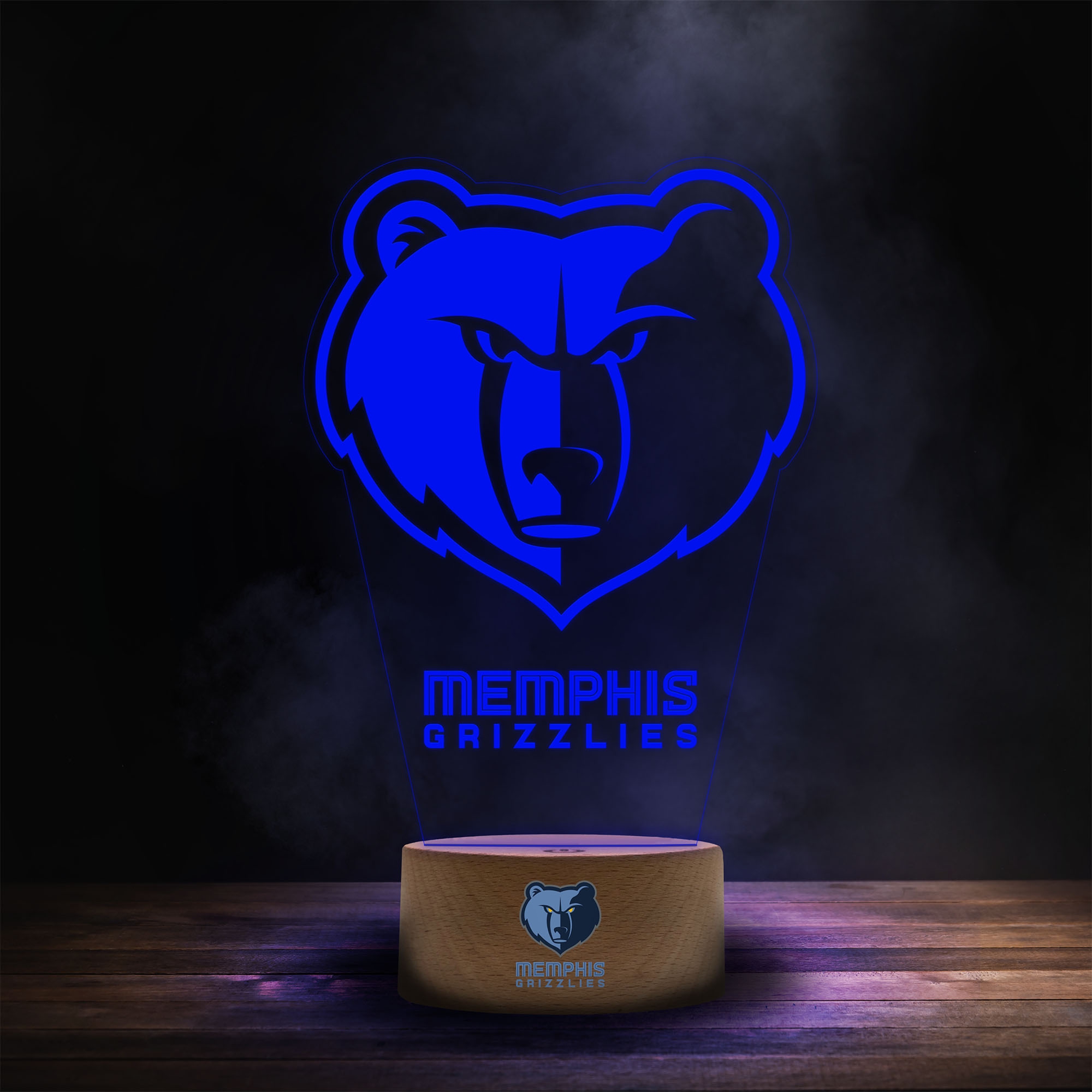 Memphis Grizzlies NBA Team Logo LED Sign