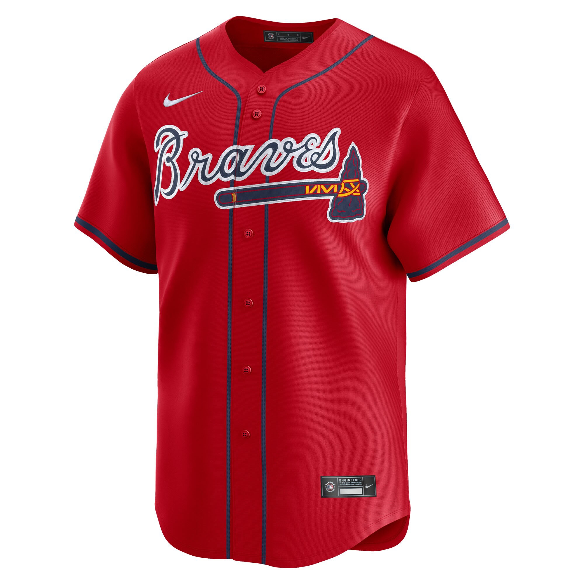 Atlanta Braves Nike Limited MLB Baseball Trikot Alternate Rot