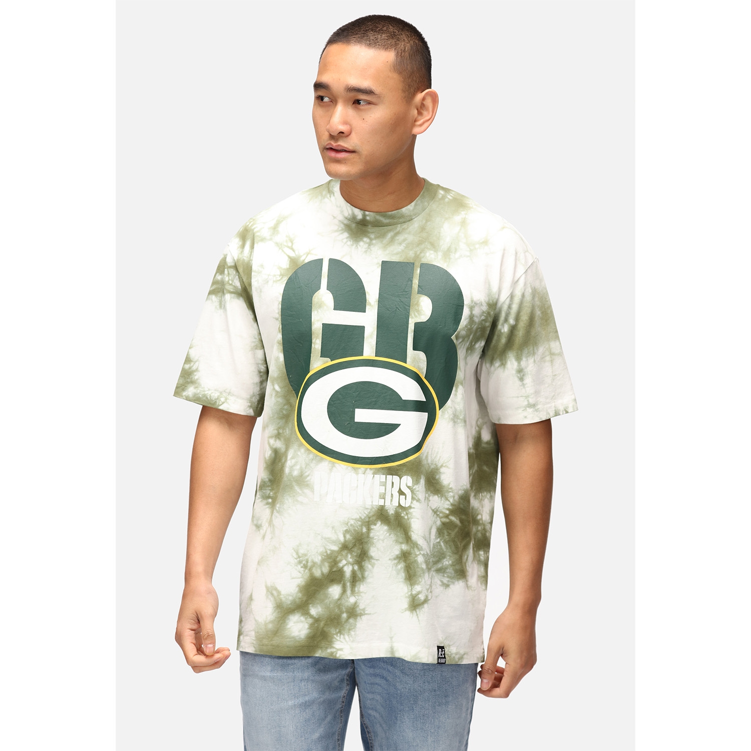 Green Bay Packers Tie-Dye Recovered Relaxed NFL T-Shirt
