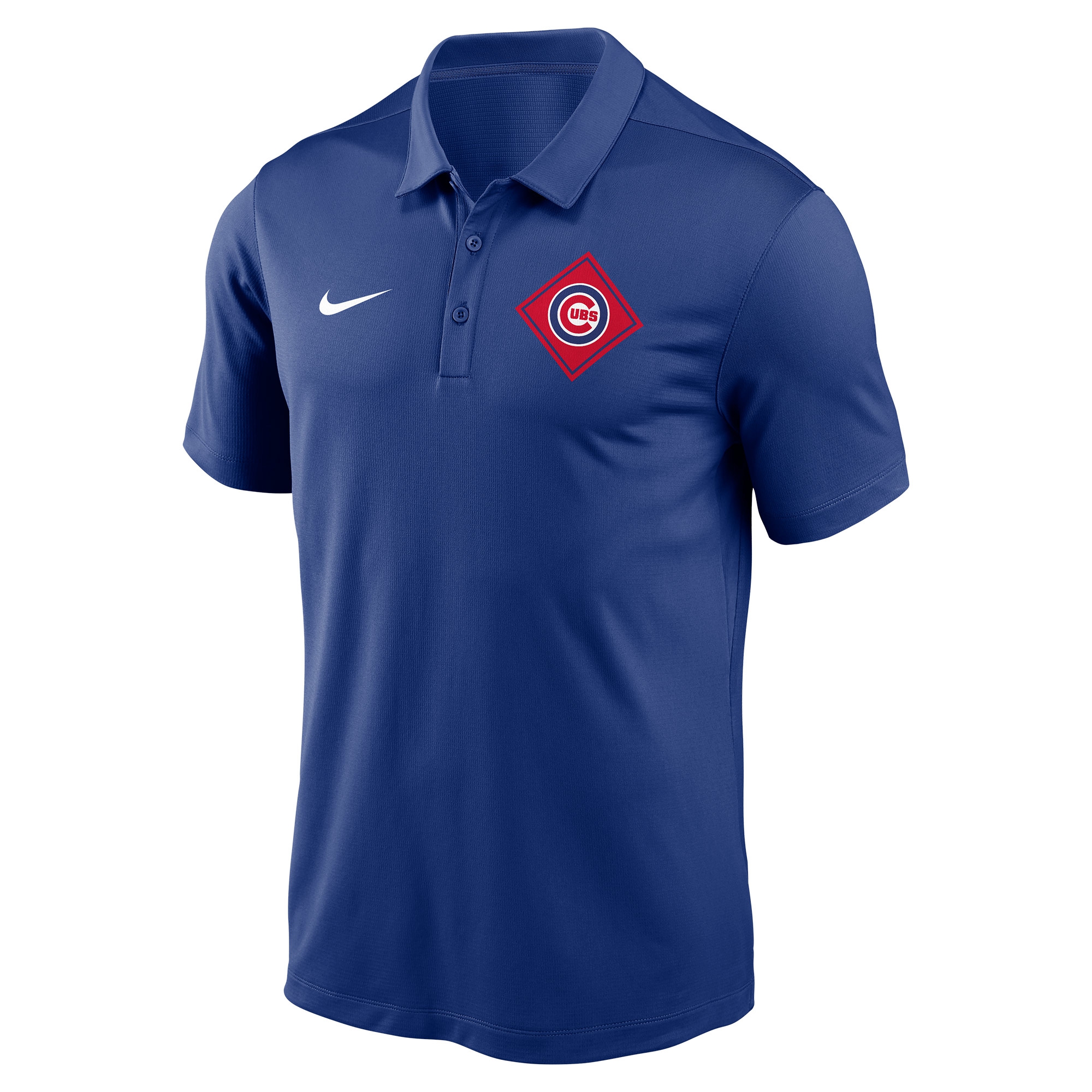 Chicago Cubs Diamond Icon Nike Franchise Dri-FIT MLB Poloshirt