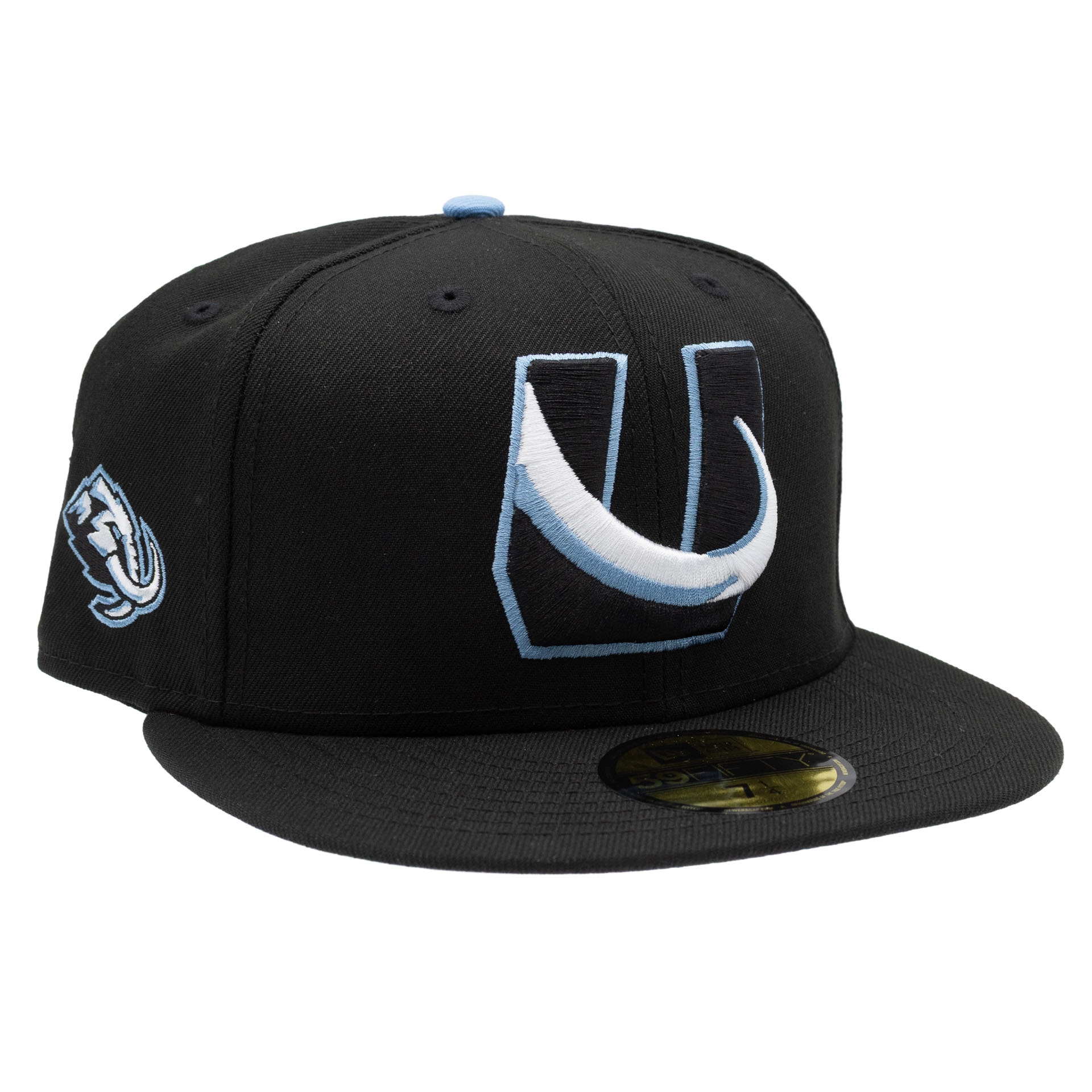 Utah Mammoth Tusk Logo 59FIFTY Fitted NHL Cap Schwarz