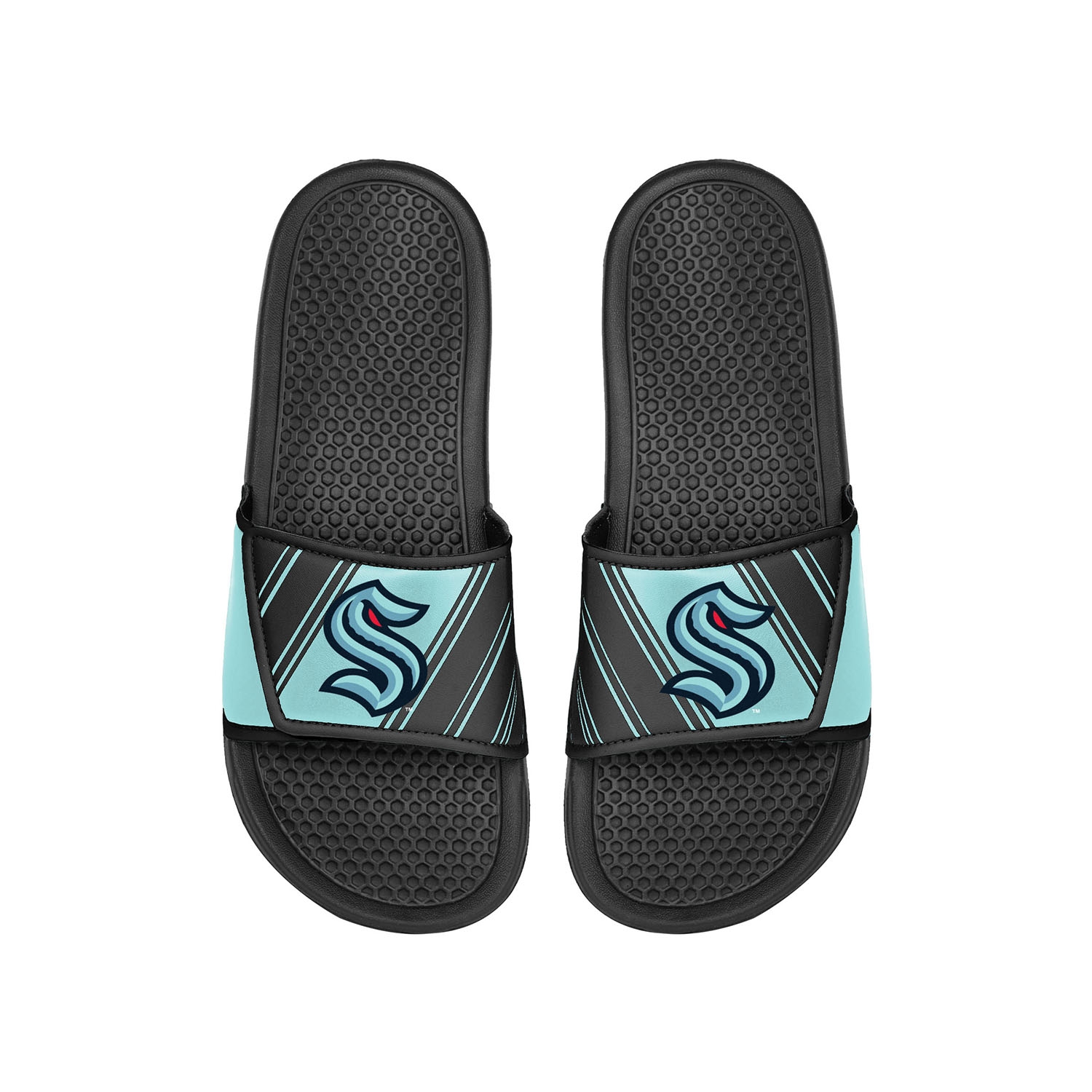 Seattle Kraken Legacy Velcro NHL Sport Slides