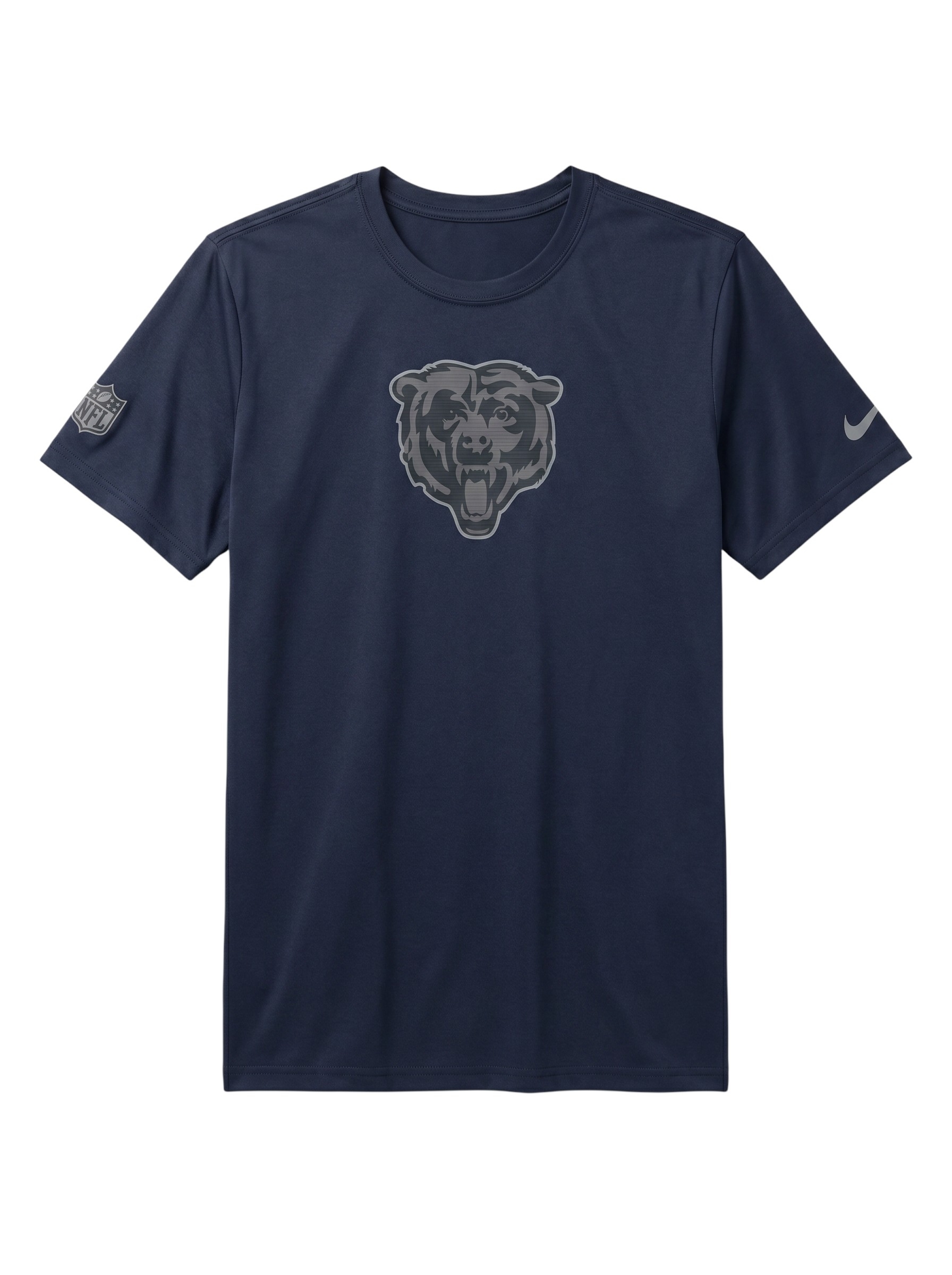 Chicago Bears 2026 NFL Sideline Lead The Charge Legend T-Shirt Navy