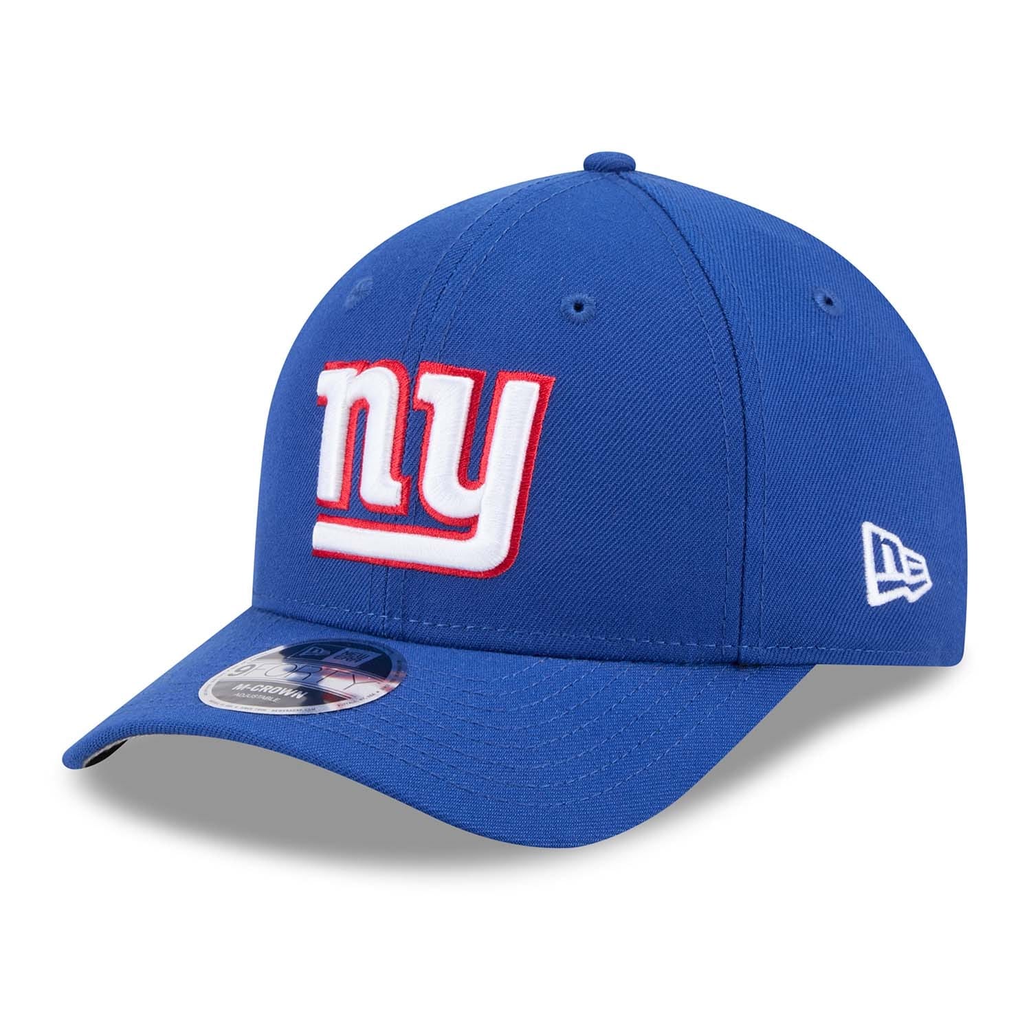 New York Giants NFL Team Logo New Era 9FORTY M-Crown Snapback Cap Blau