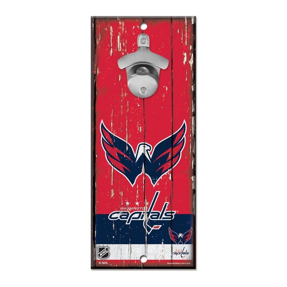 Washington Capitals NHL Schild mit Flaschenöffner