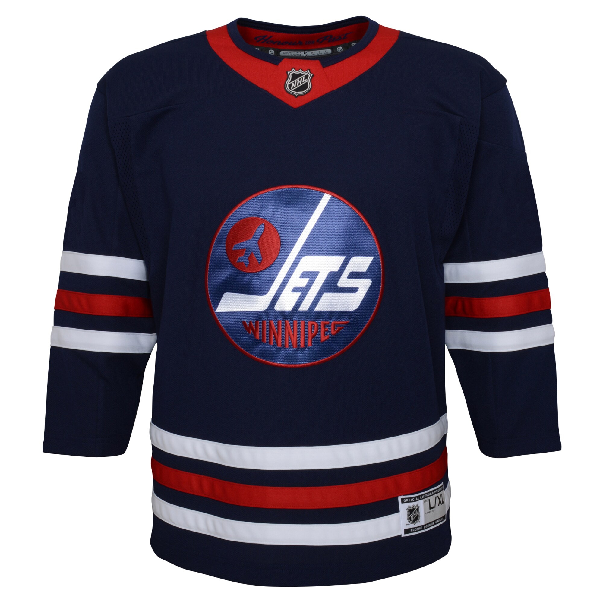 Winnipeg Jets Premier Youth NHL Trikot Alternate Navy (KINDER)