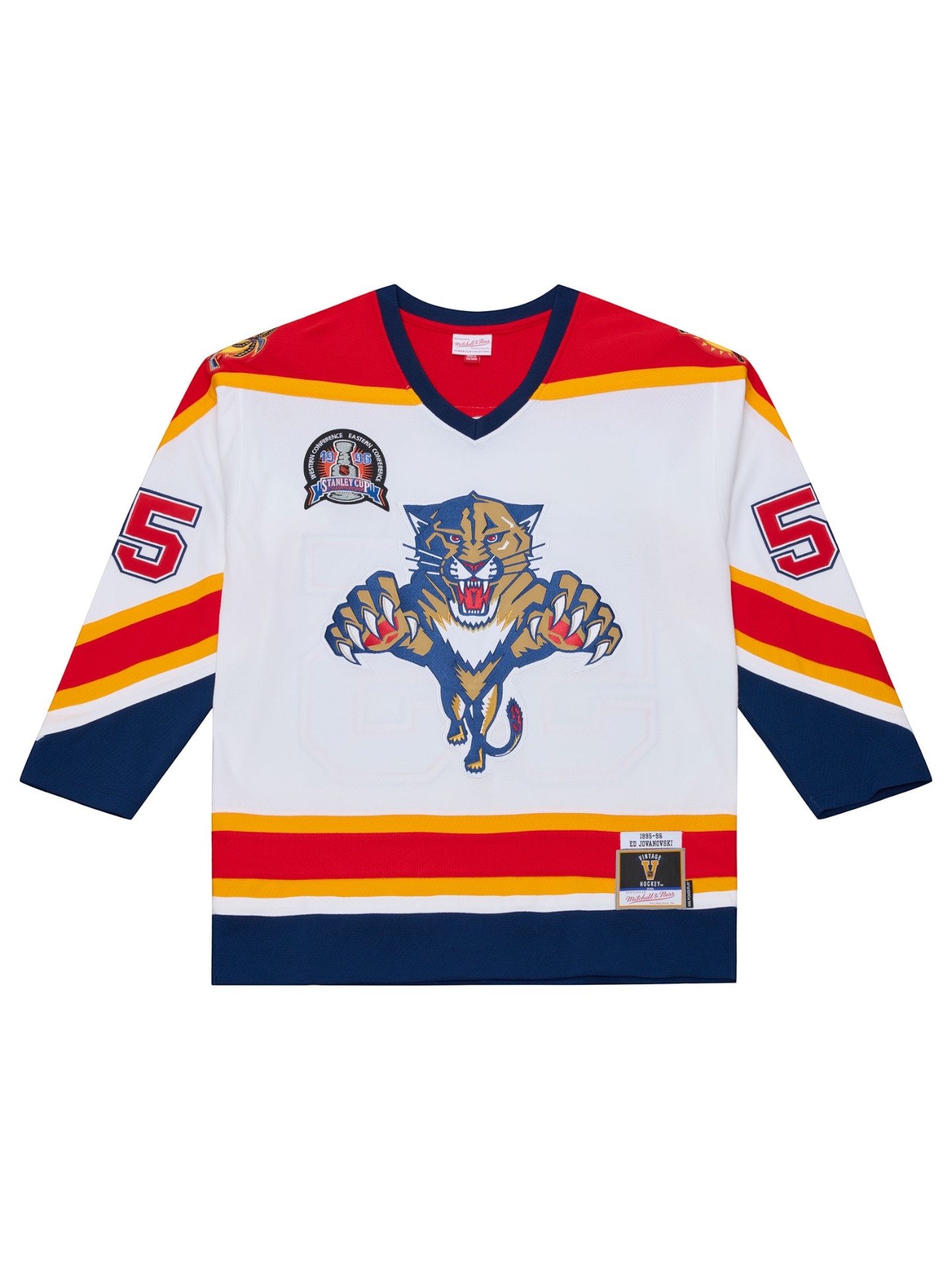 Ed Jovanovski #55 Florida Panthers 1995-96 Premium Power Play NHL Trikot Weiß