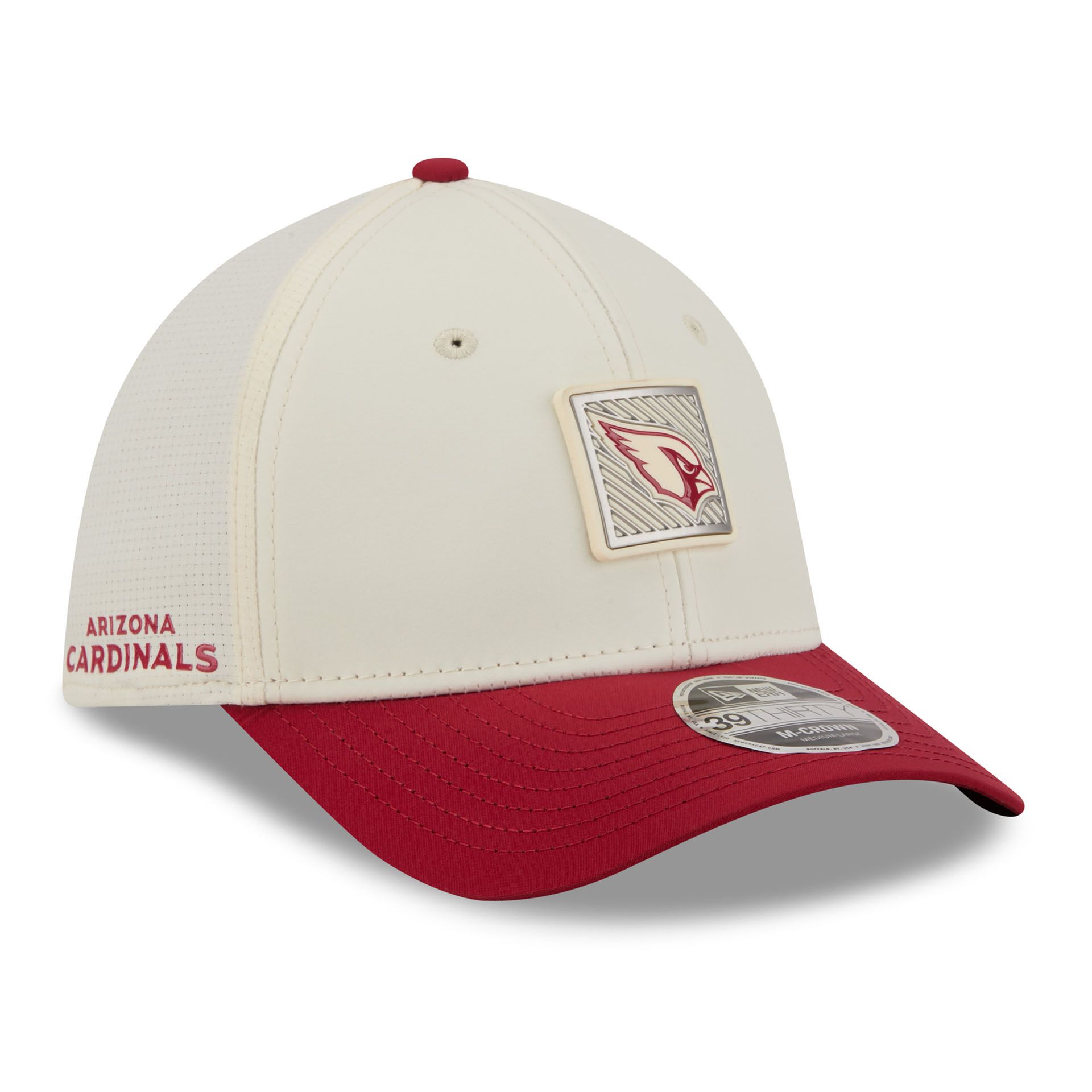 Arizona Cardinals 2026 NFL Training Camp 39THIRTY Flex Cap Cream/Rot