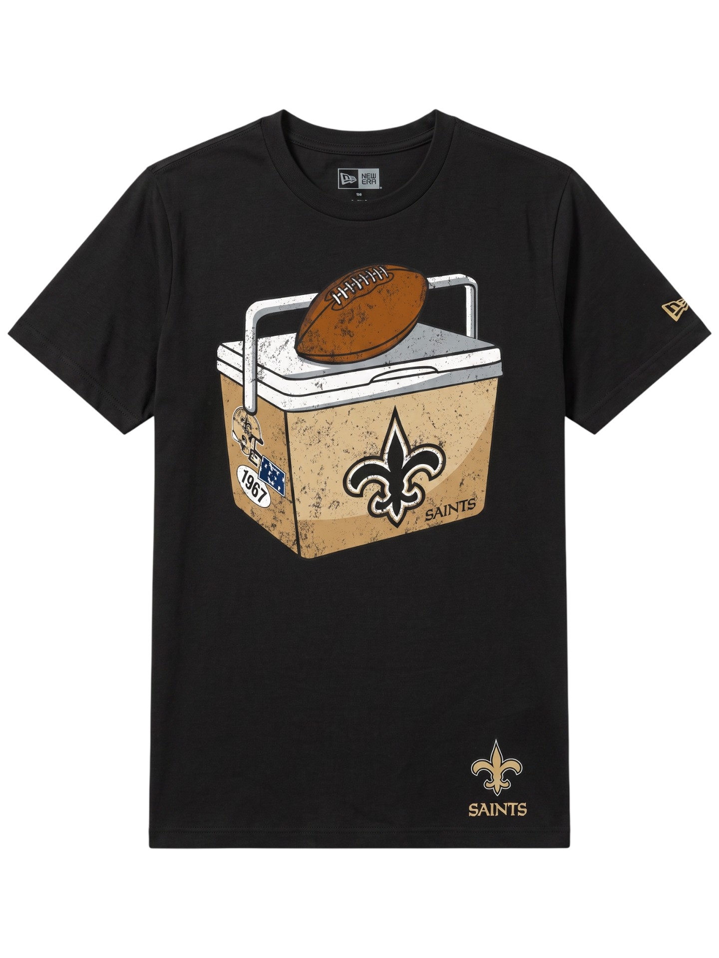 New Orleans Saints NFL Training Cooler T-Shirt Black