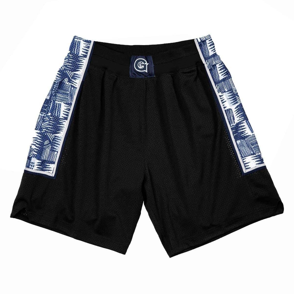 Georgetown Hoyas 1995-96 Mitchell & Ness Swingman NCAA Shorts Schwarz