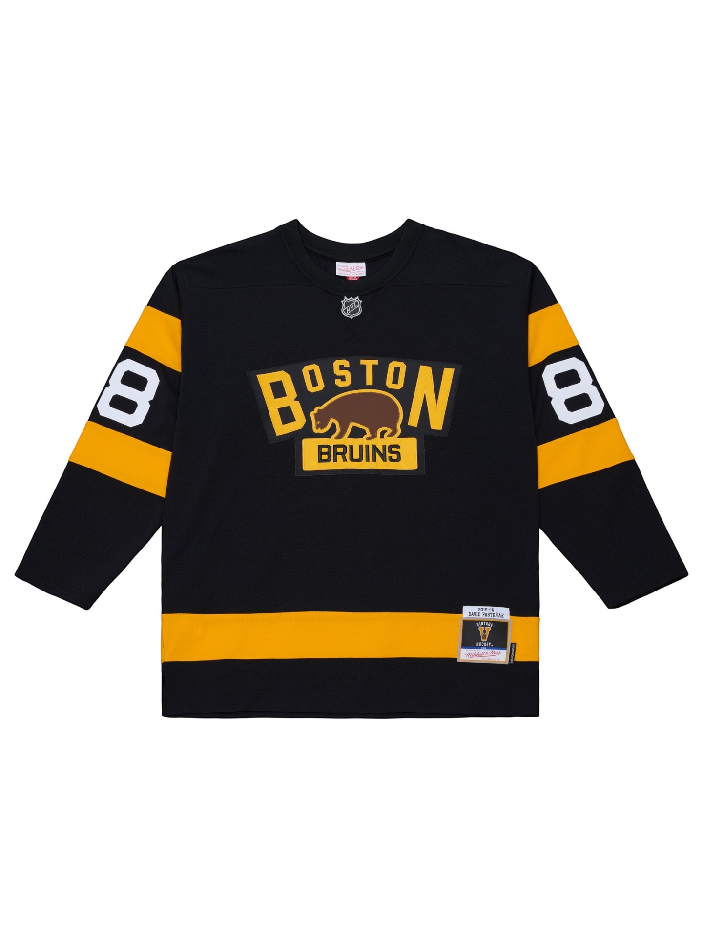 David Pastrnak #88 Boston Bruins 2015-16 Premium Power Play NHL Trikot Schwarz