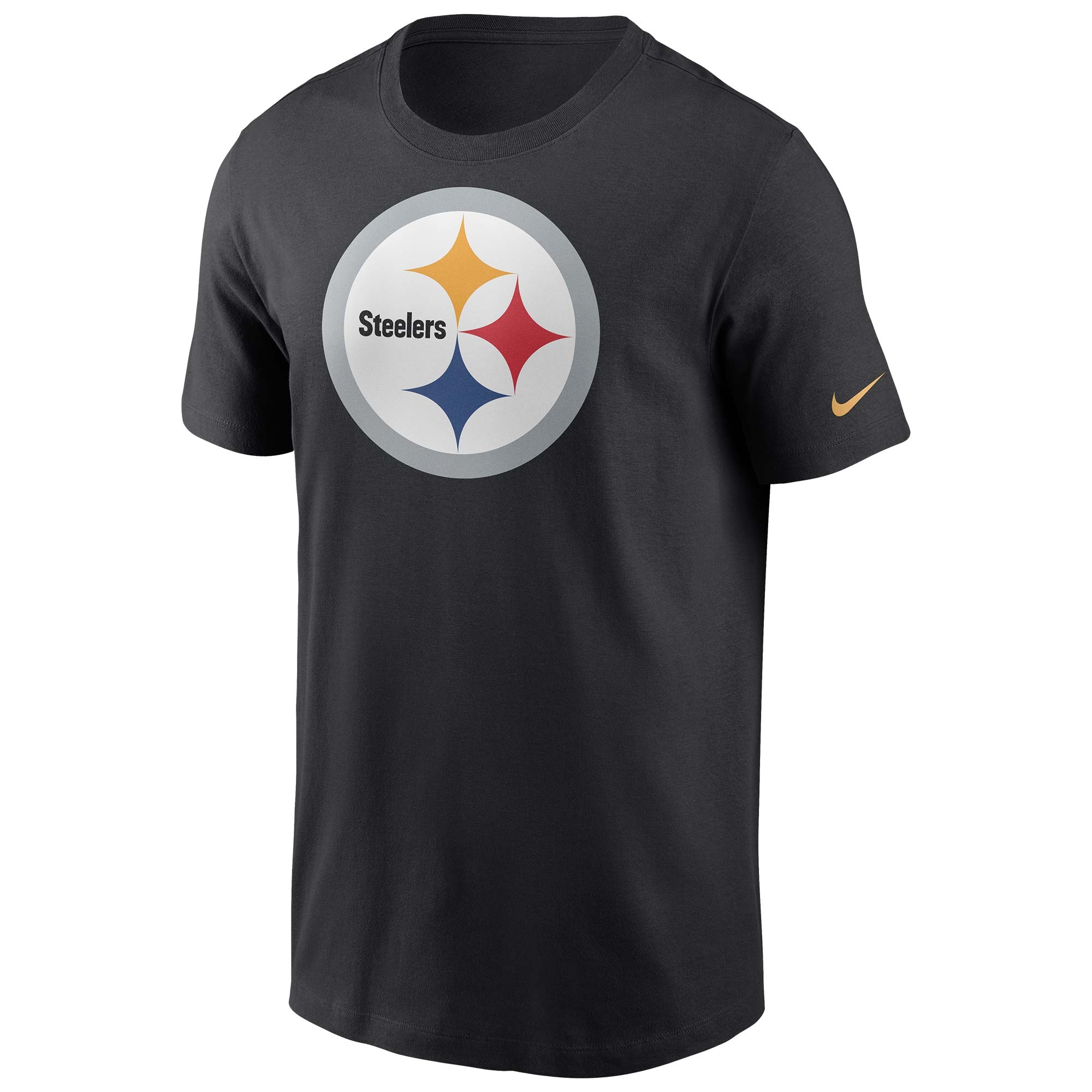 Pittsburgh Steelers Nike Essential Logo NFL T-Shirt Black