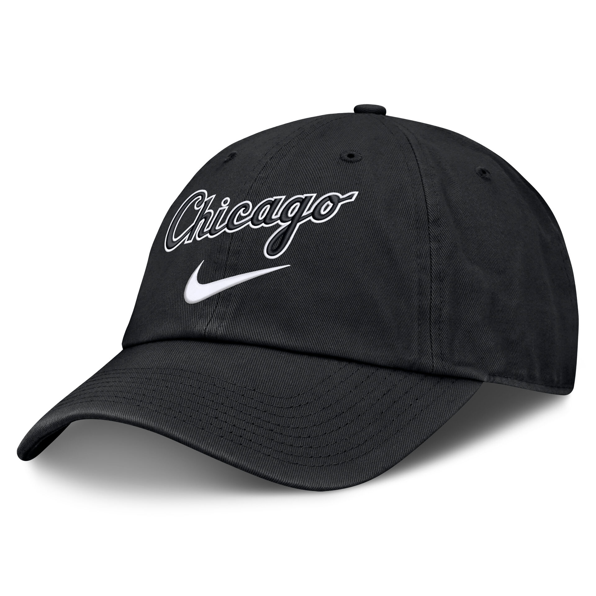 Chicago White Sox Prime Time Club Adjustable Cap Black