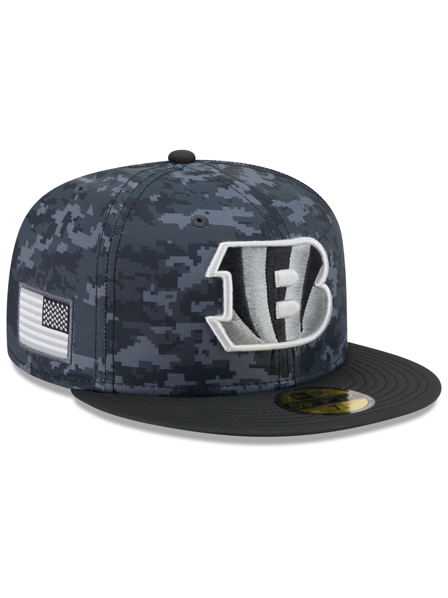Cincinnati Bengals 2026 NFL Salute to Service 59FIFTY Fitted Cap Black