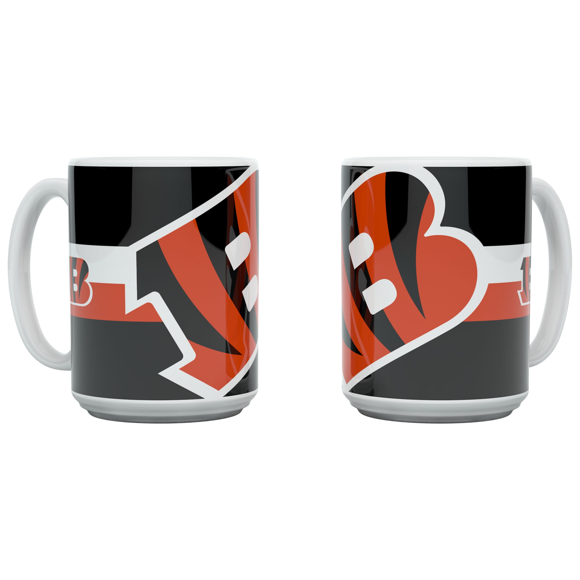 Cincinnati Bengals Triple Logo Jumbo NFL Becher (450 ml)