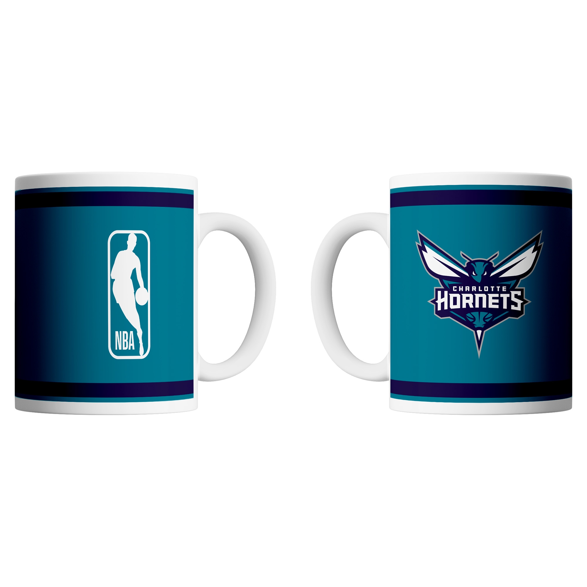 Charlotte Hornets Logo & Shield NBA Becher (330 ml)