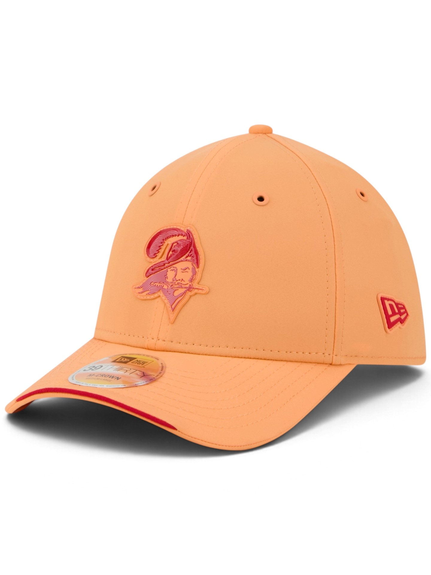 Tampa Bay Buccaneers Throwback 2026 NFL Sideline 39THIRTY M-Crown Flex Cap Orange