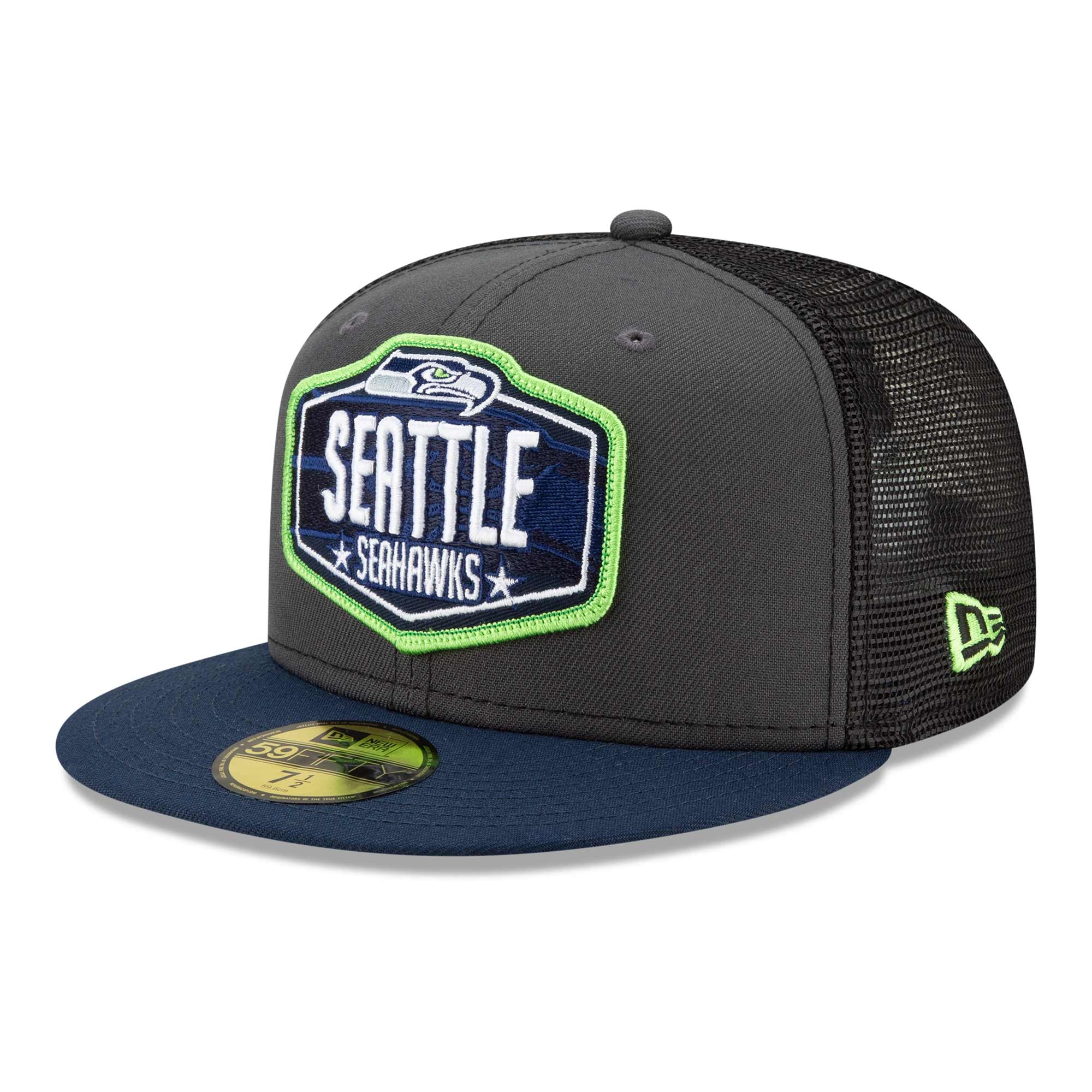 Seattle Seahawks Official 2021 NFL Draft New Era 59FIFTY Fitted Cap