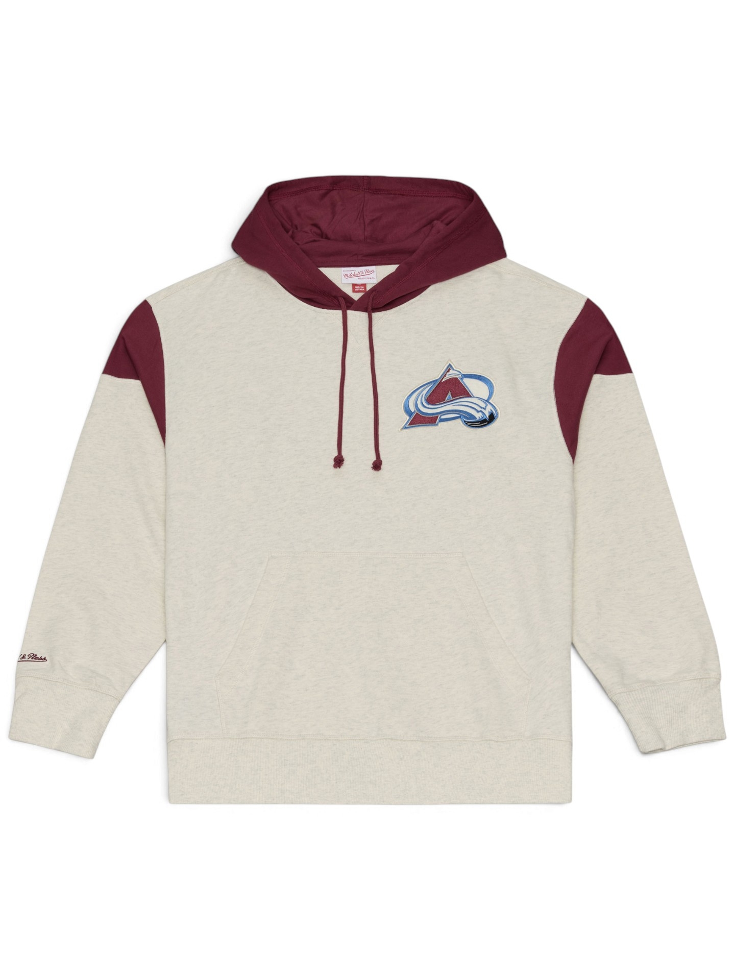 Colorado Avalanche Retro Roots French Terry NHL Hoodie Cream