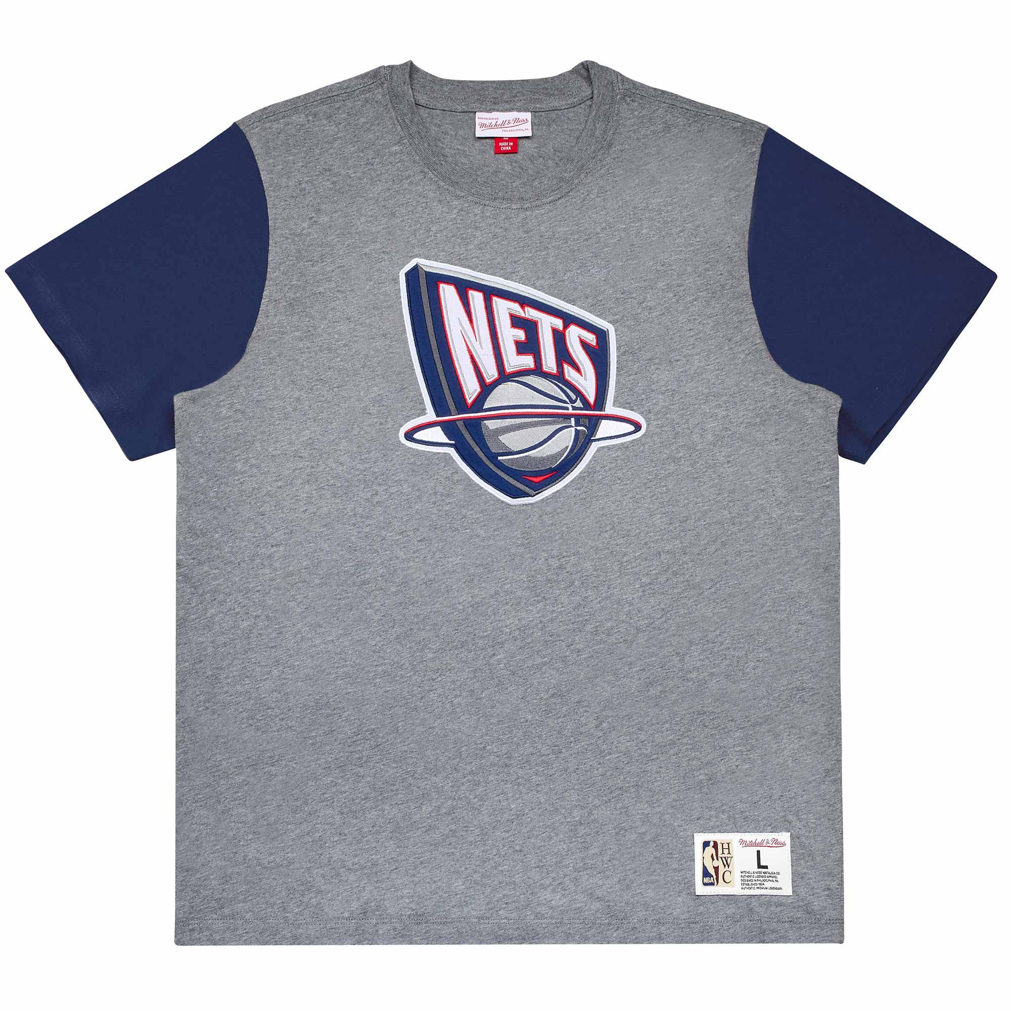 New Jersey Nets Mitchell & Ness Color Blocked Classic NBA T-Shirt