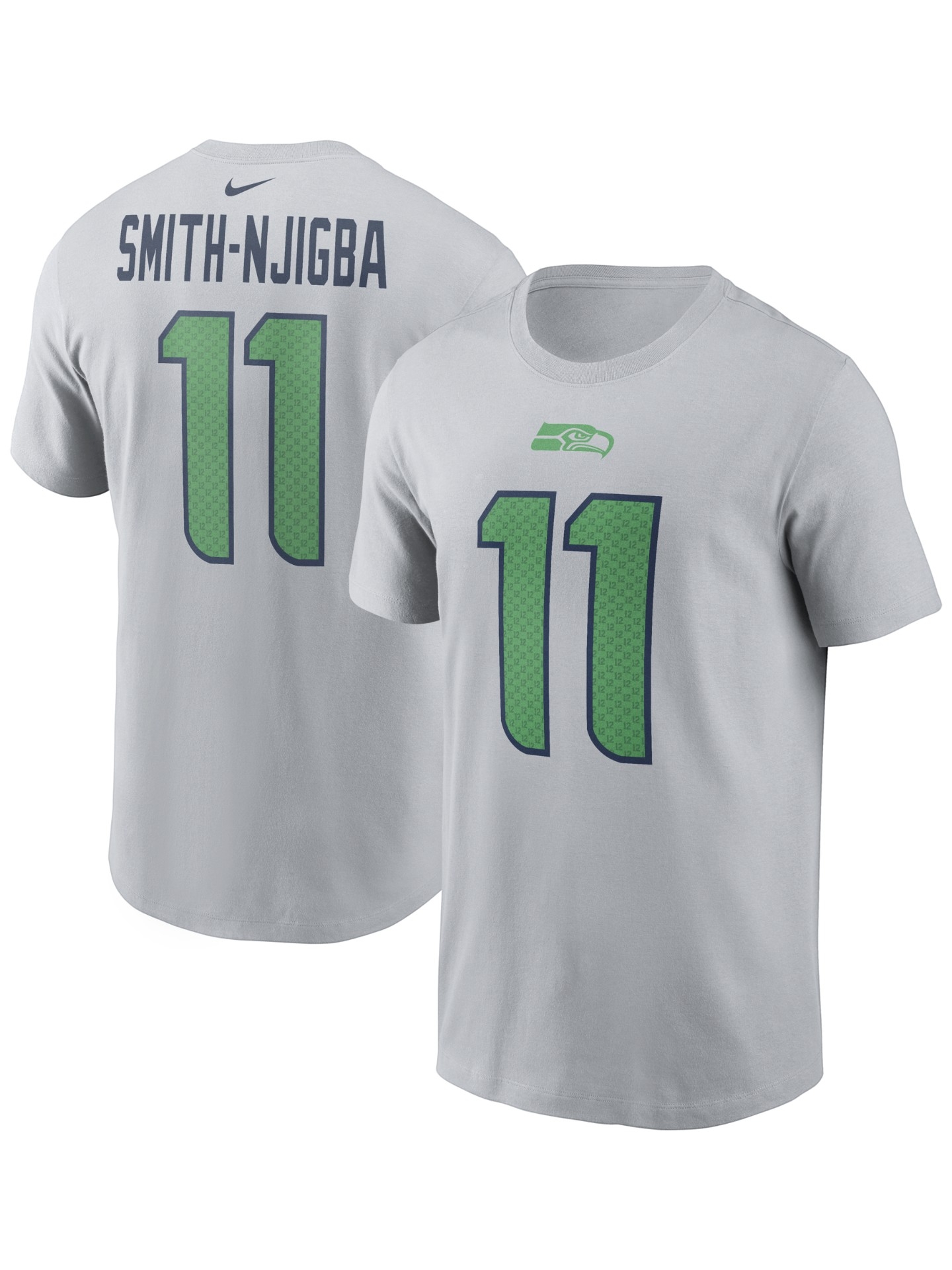 Jaxon Smith-Njigba #11 Seattle Seahawks 2026 NFL Rivalries Player T-Shirt Grau