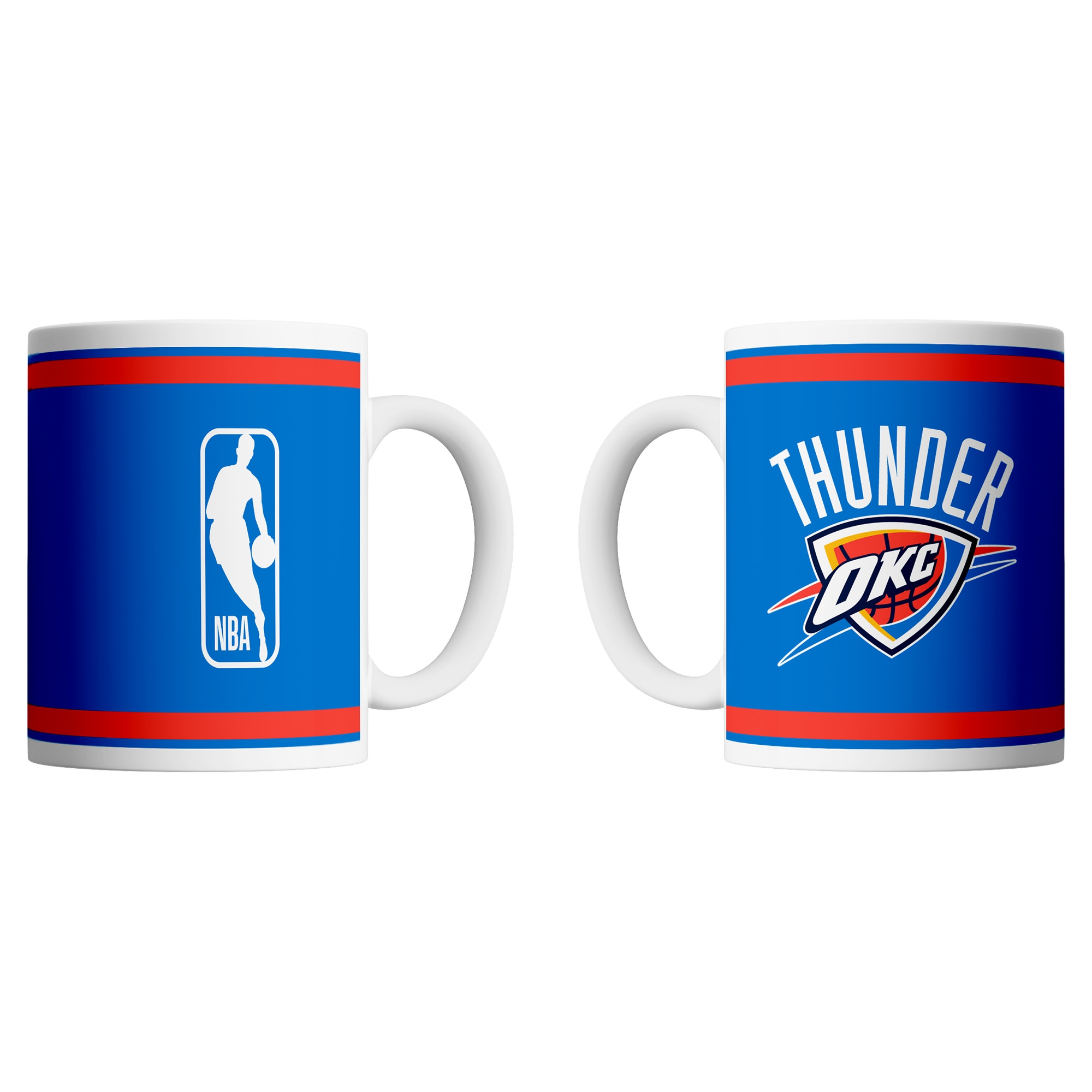Oklahoma City Thunder Logo & Shield NBA Becher (330 ml)
