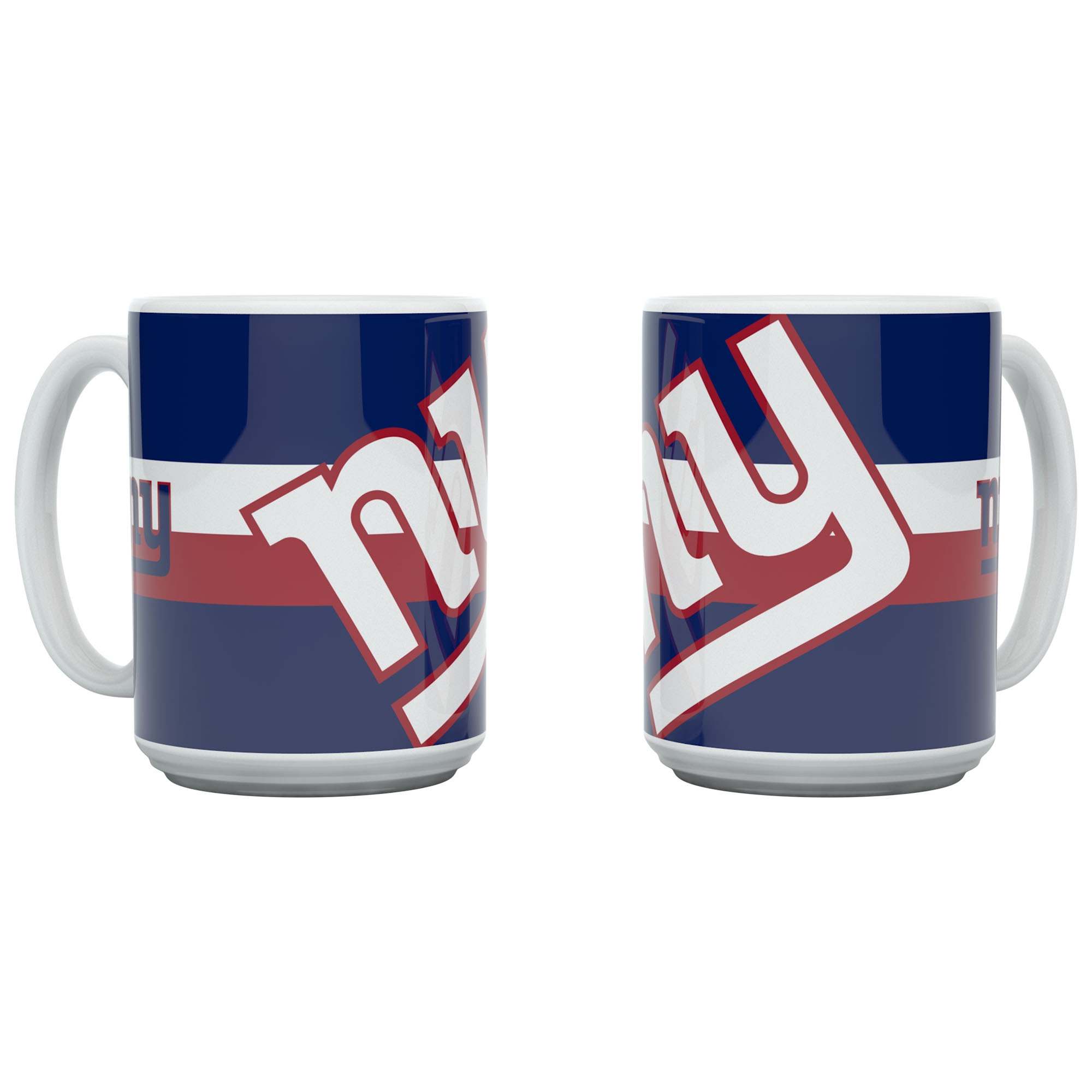 New York Giants Triple Logo Jumbo NFL Becher (450 ml)