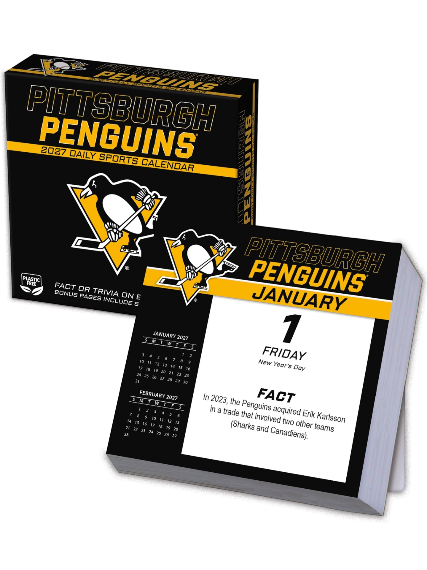 Pittsburgh Penguins 2027 NHL Tischkalender