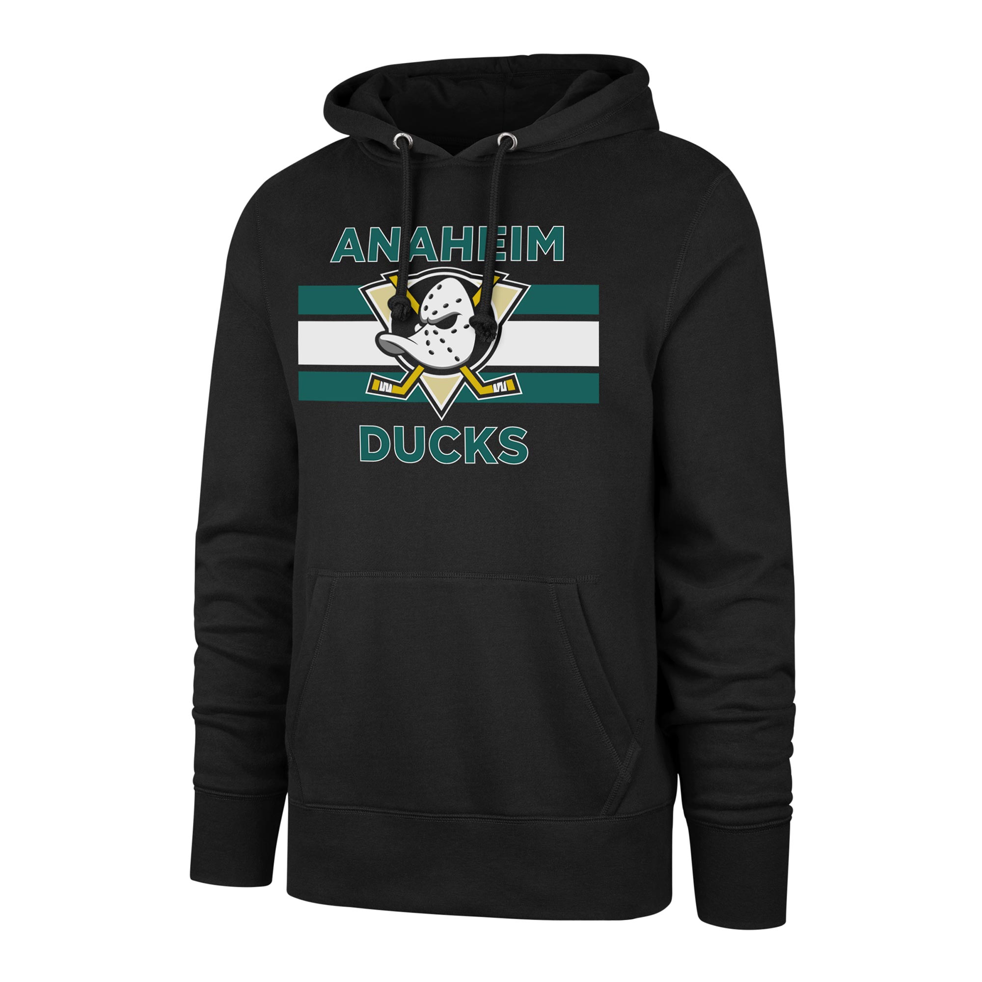 Anaheim Ducks Stripe '47 Burnside NHL Hoodie Schwarz
