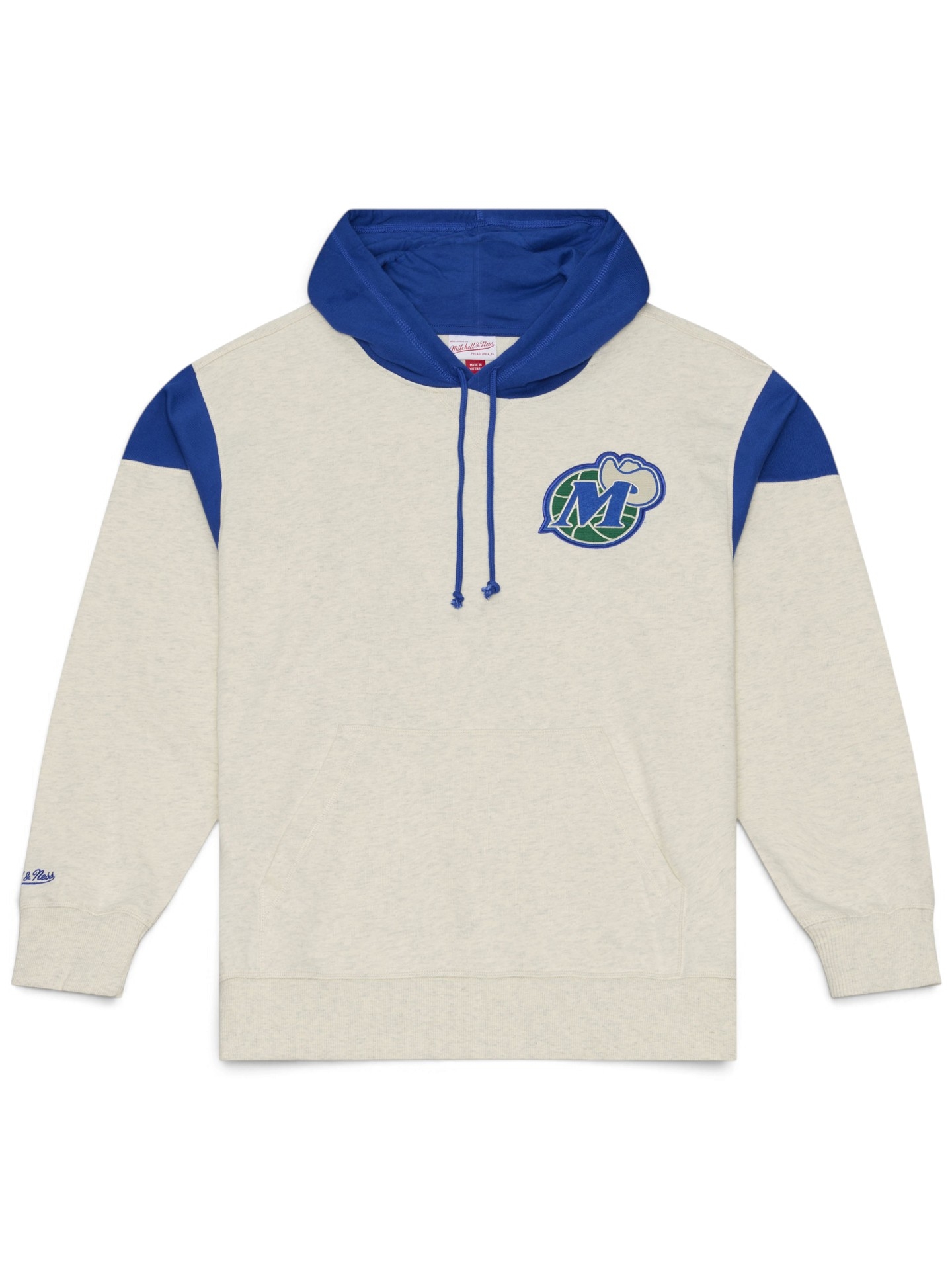Dallas Mavericks Retro Roots French Terry NBA Hoodie Cream