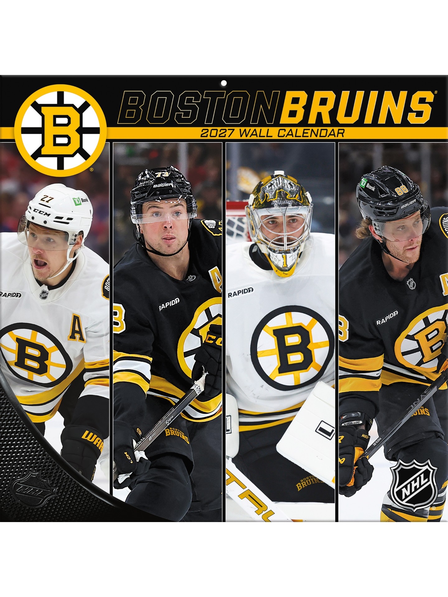 Boston Bruins 2027 NHL Team Wandkalender