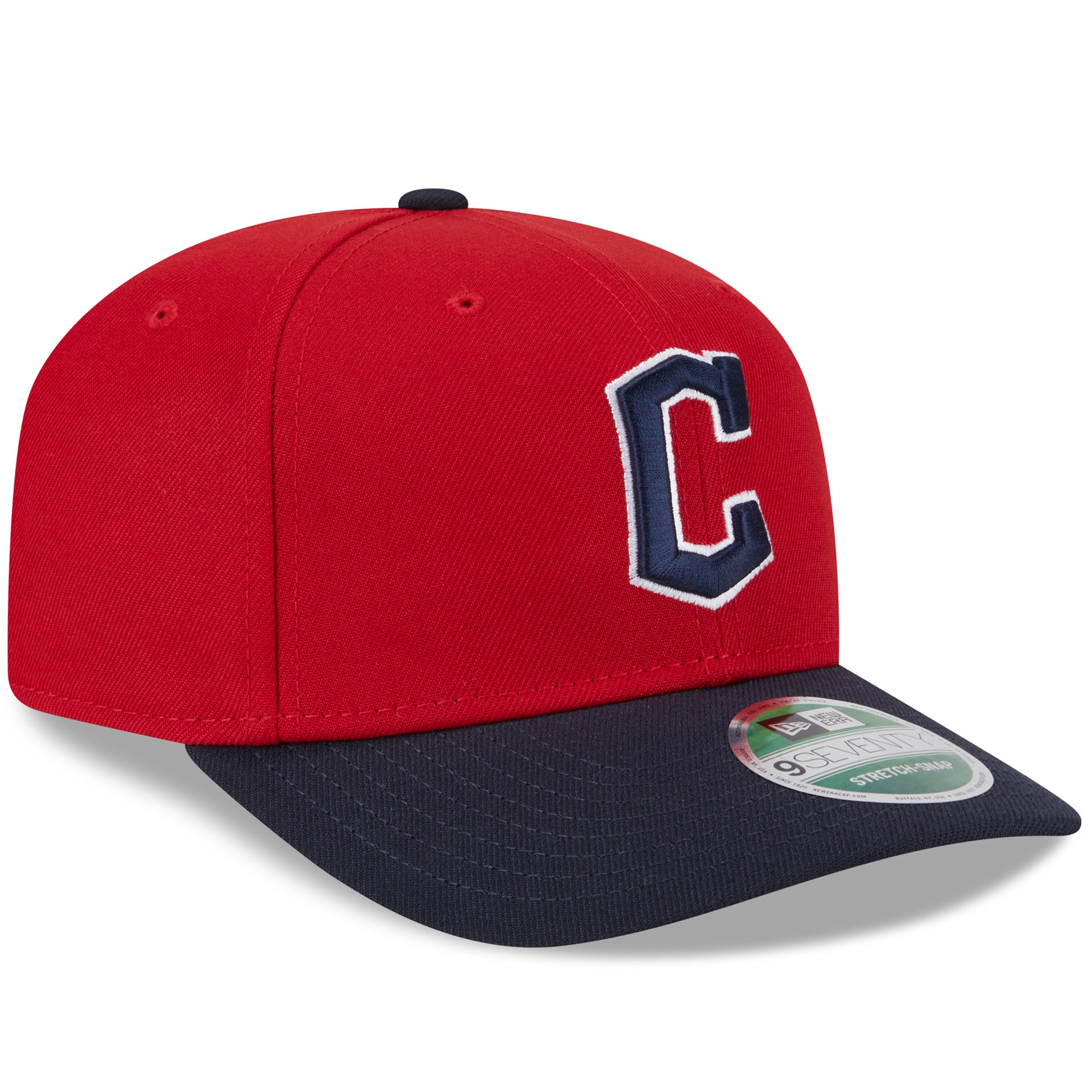 Cleveland Guardians MLB Player Replica 9SEVENTY Stretch-Snap Cap Home