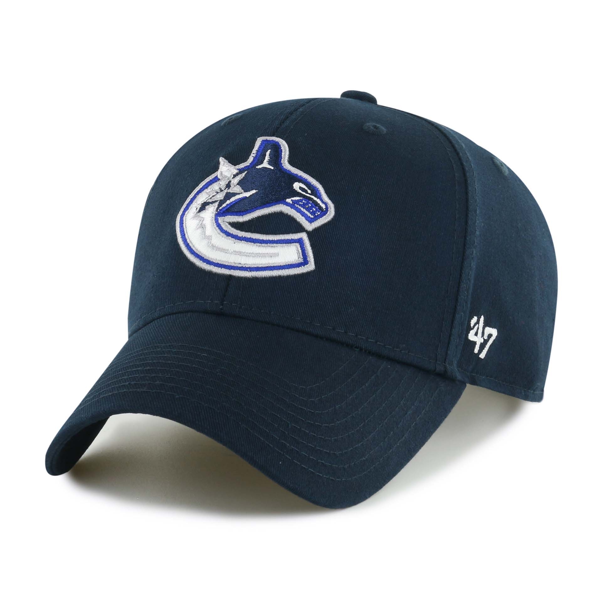 Vancouver Canucks '47 MVP Legend Adjustable NHL Cap Navy