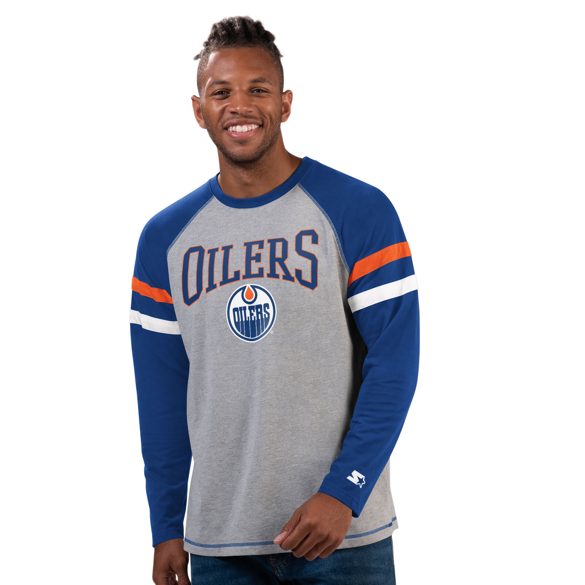 Edmonton Oilers Starter NHL Long Sleeve T-Shirt