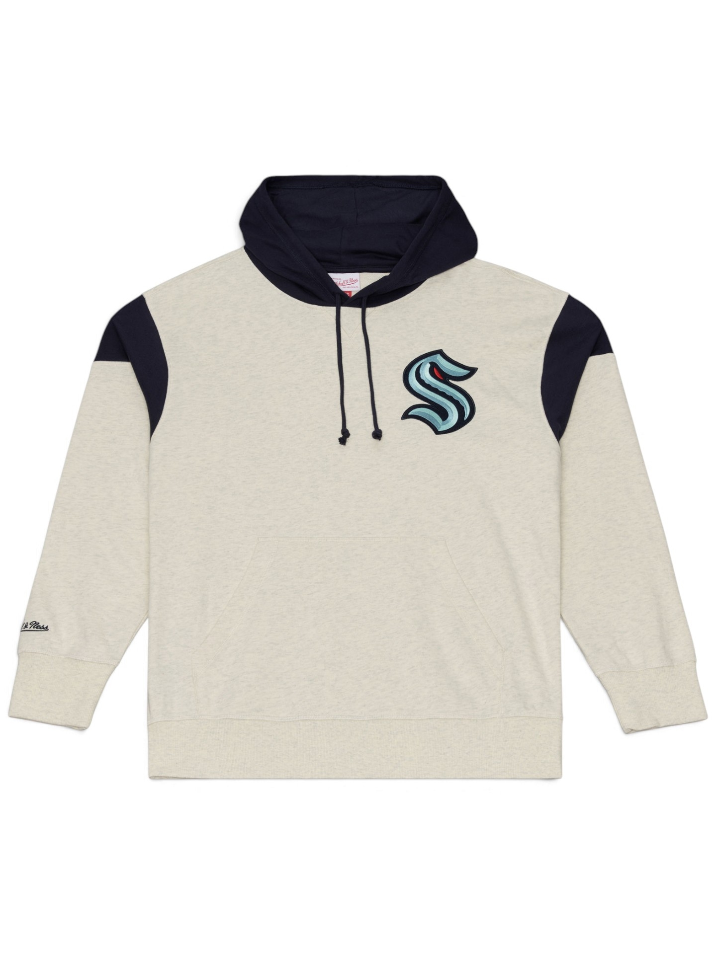 Seattle Kraken Retro Roots French Terry NHL Hoodie Cream