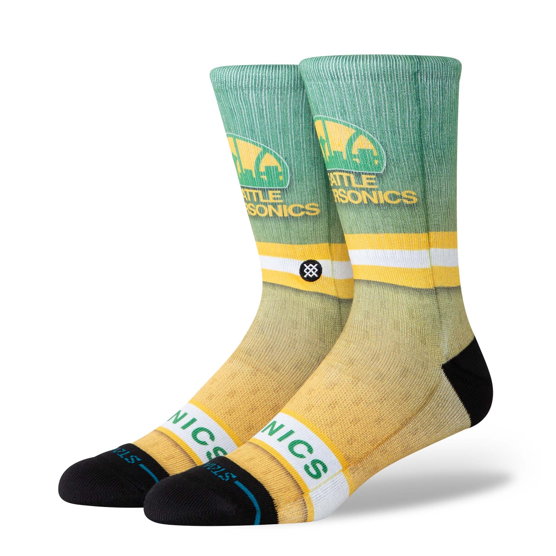 Seattle Supersonics Hardwood Classics NBA Crew Socks