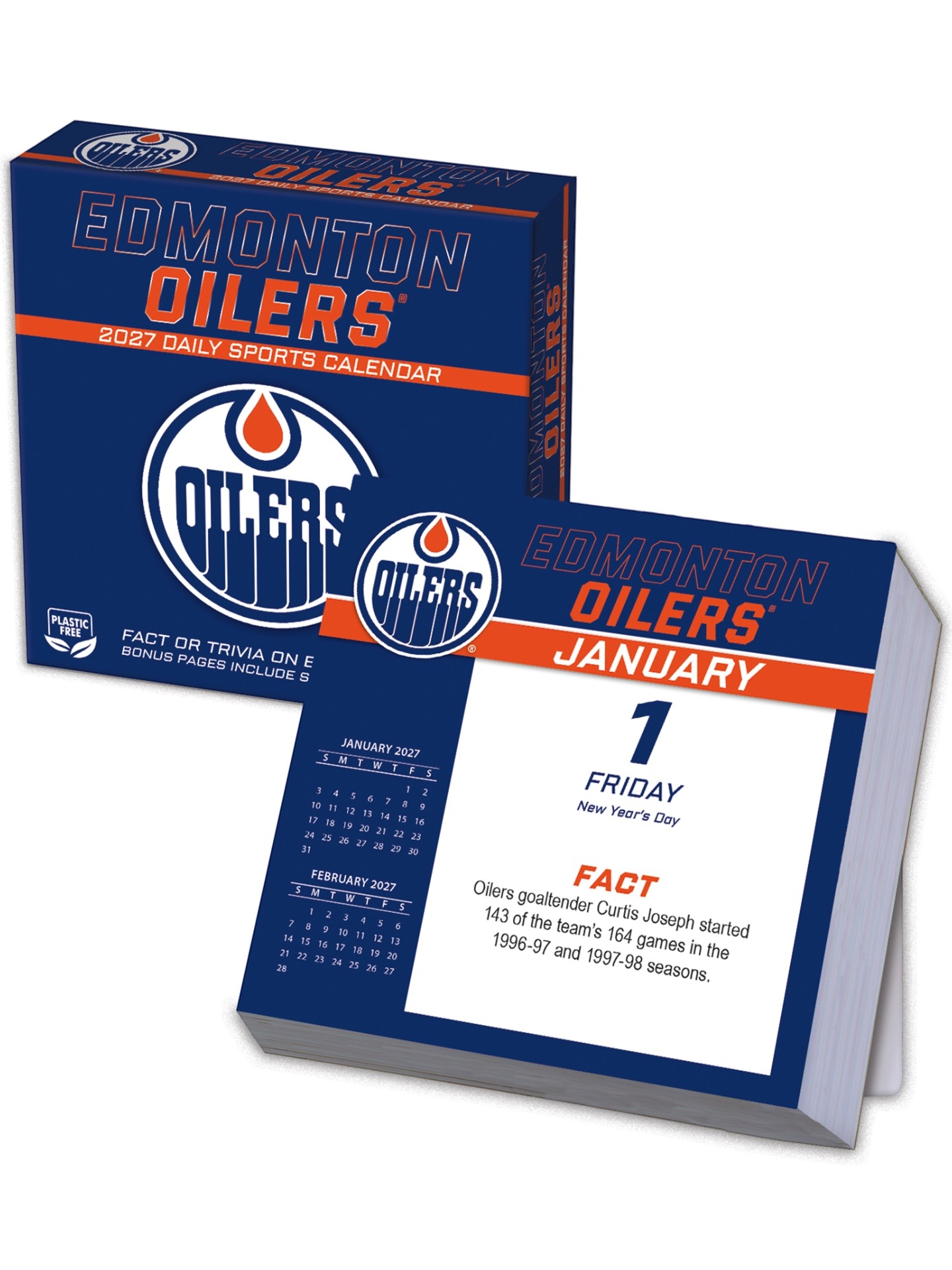Edmonton Oilers 2027 NHL Desk Calendar