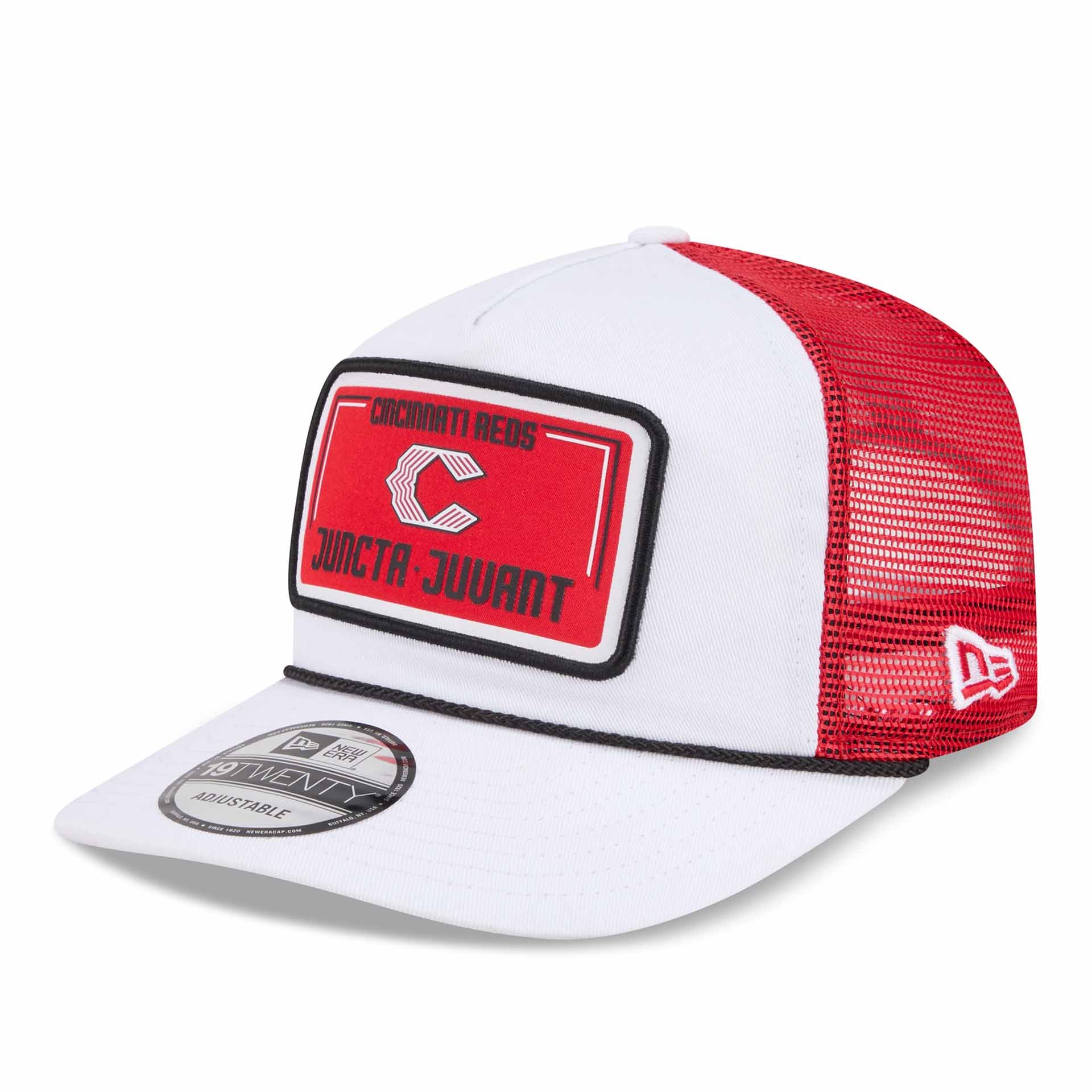 Cincinnati Reds 2026 MLB City Connect 19TWENTY Fan Pack Adjustable Trucker Cap Weiß