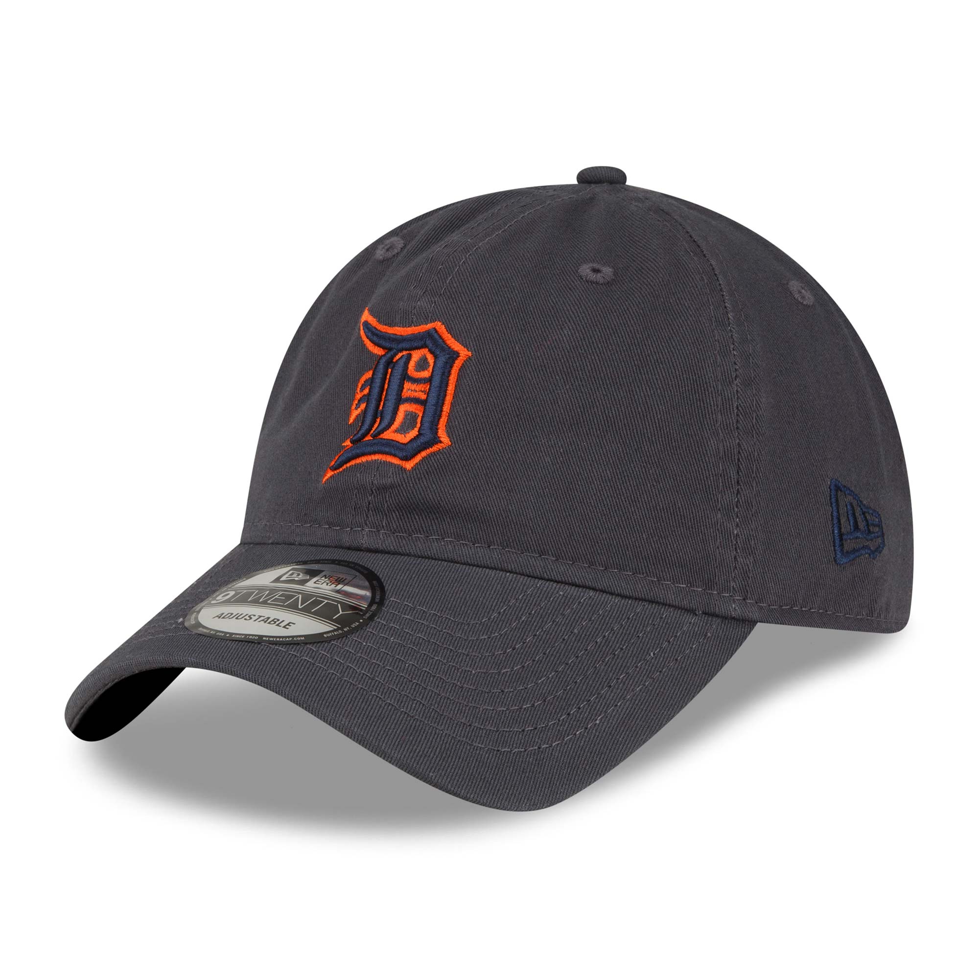 Detroit Tigers Core Classic New Era 9TWENTY Adjustable MLB Cap Grey