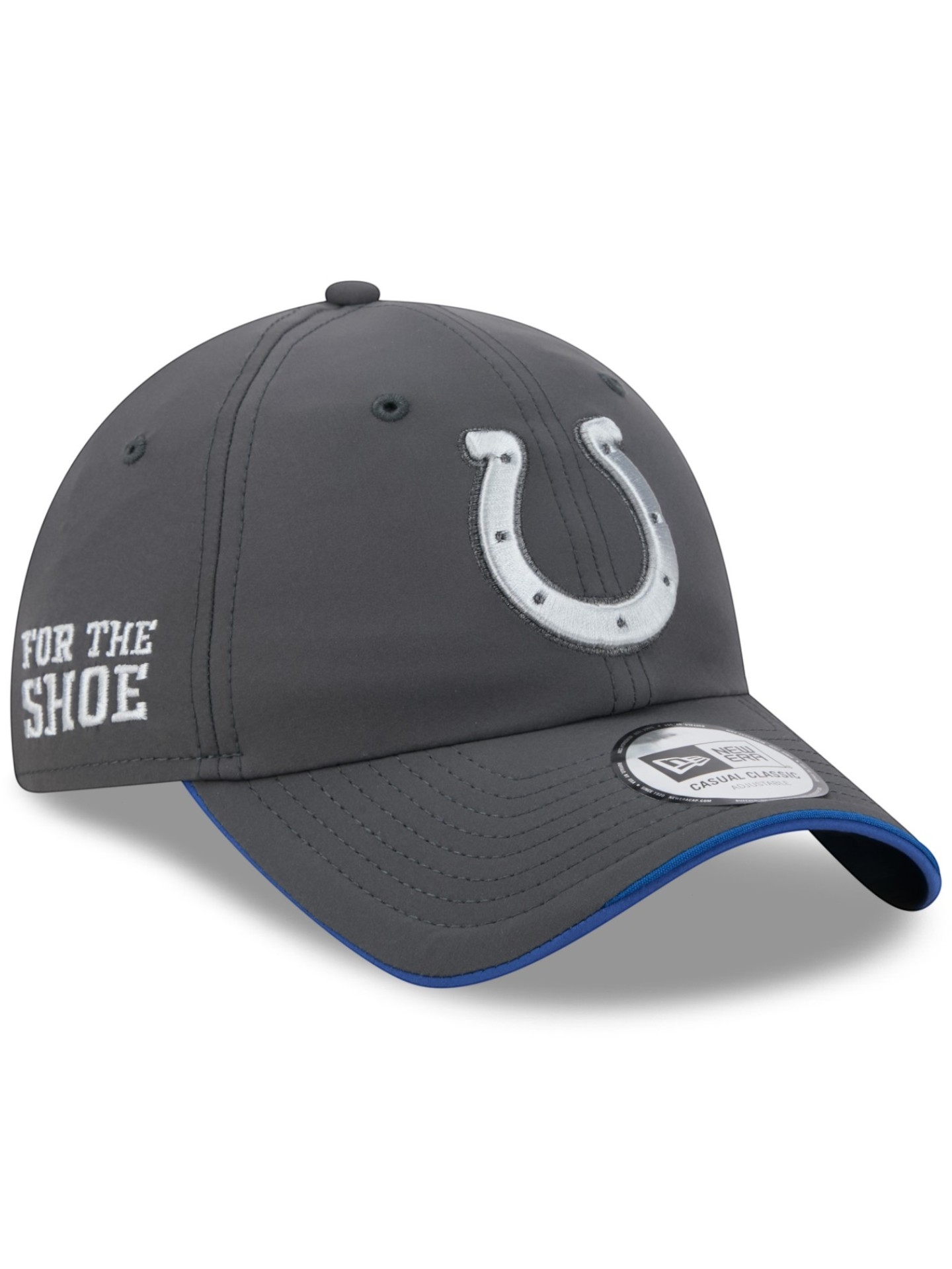 Indianapolis Colts 2026 NFL Rivalries Sideline Casual Classic Adjustable Cap Dunkelgrau